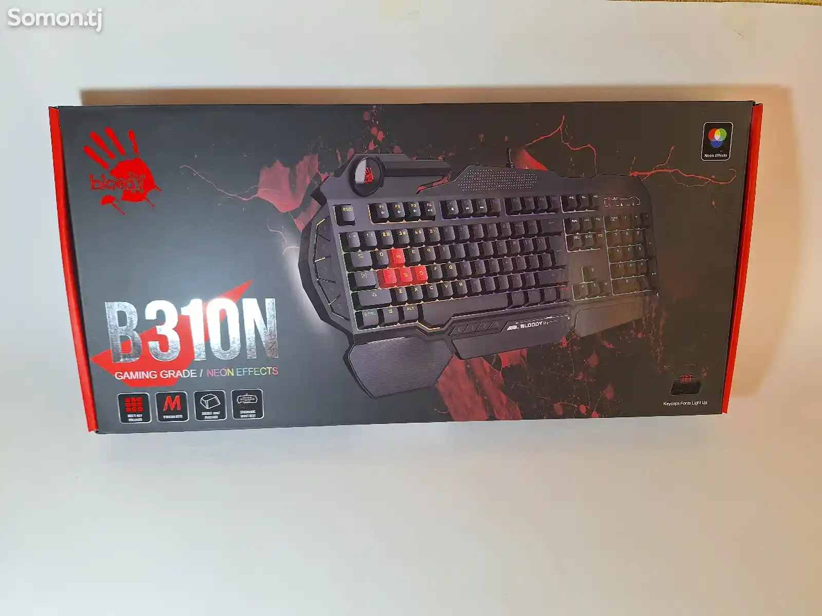 Игровая клавиатура с подсветкой NEON Bloody B310N-3