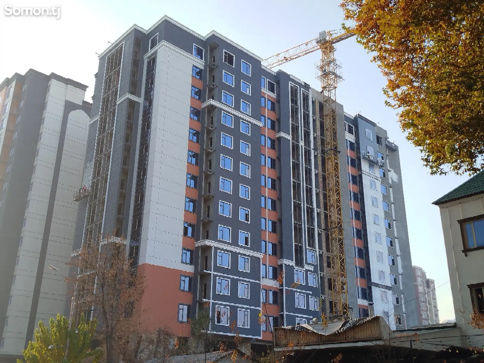 2-комн. квартира, 13 этаж, 75 м², Исмоили Сомони-1