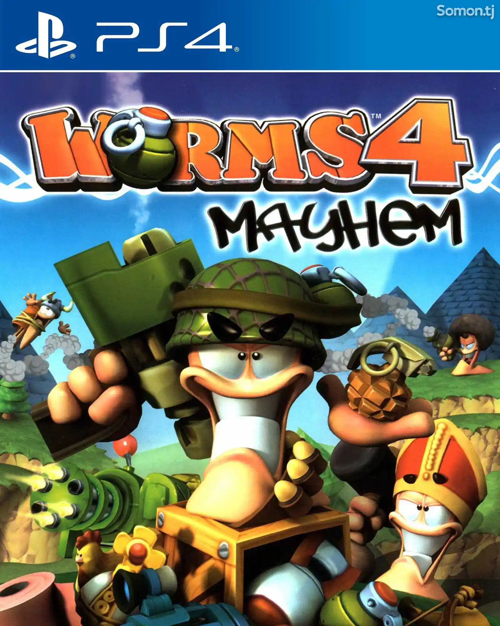 Игра Worms 4 mayhem для PS-4 / 5.05 / 6.72 / 7.02 / 7.55 / 9.00 /-1