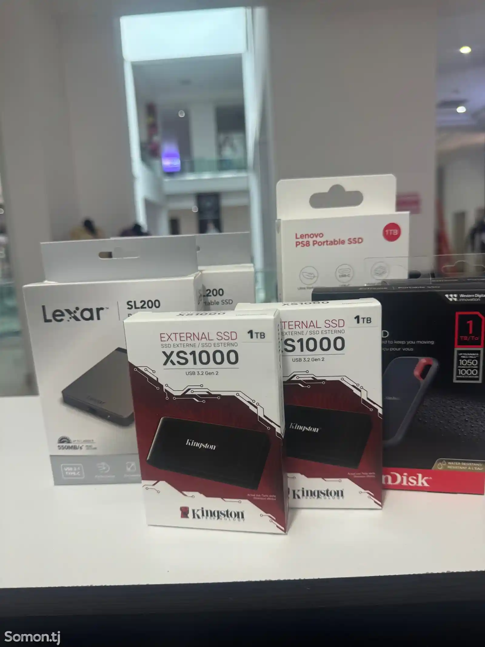 Внешний SSD диск Kingston XS1000 1TB USB3.2 Gen 1