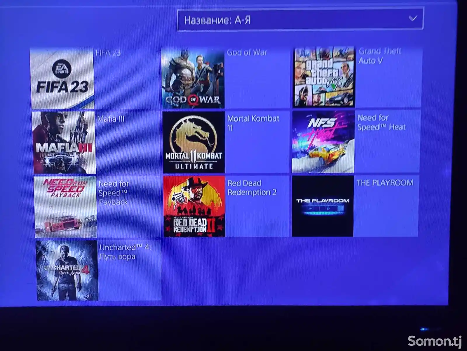 Игровая приставка Sony PlayStation 4 Slim 9.00 + 10 Игр New Packing-10