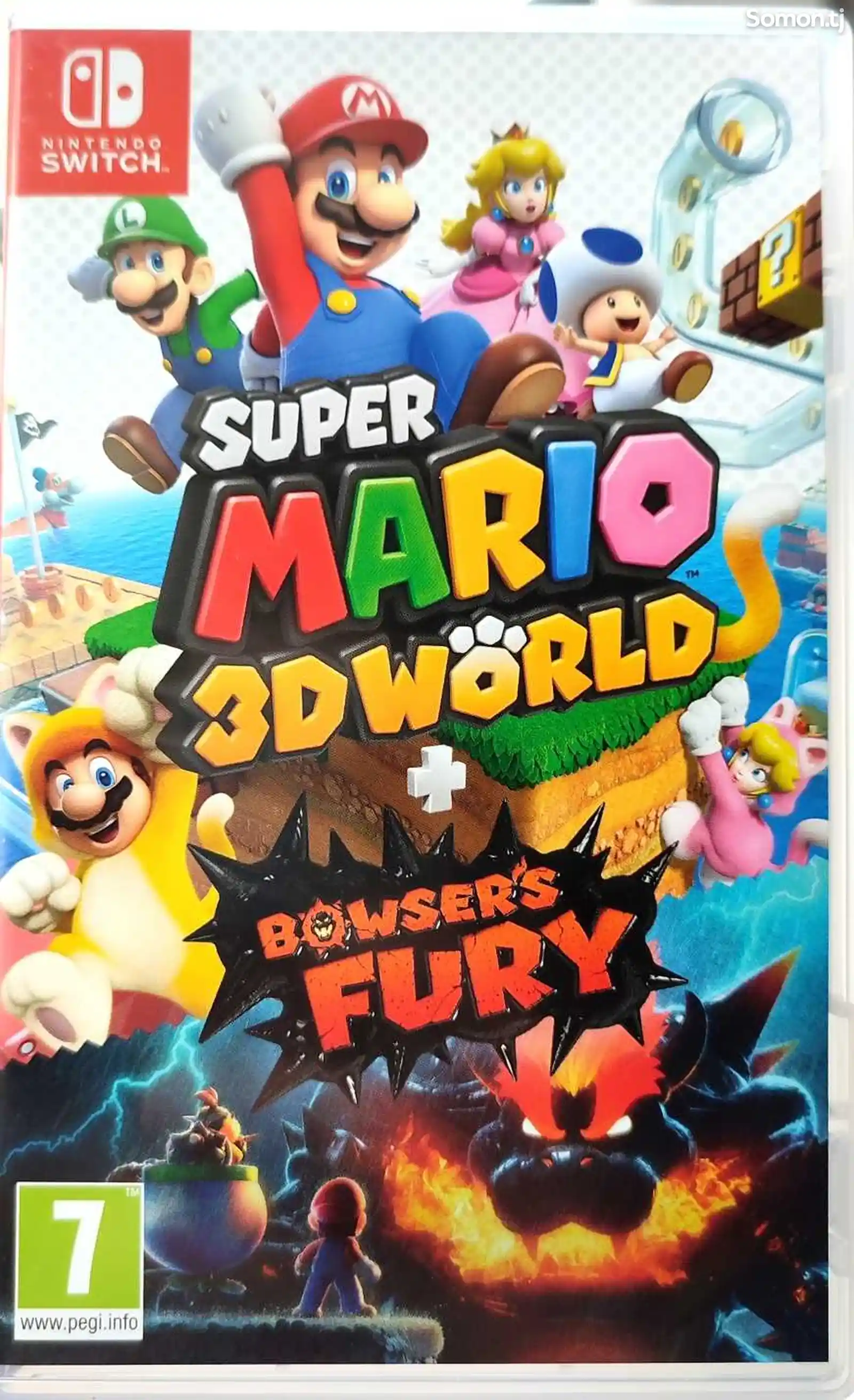 Игра Mario 3D world для switch