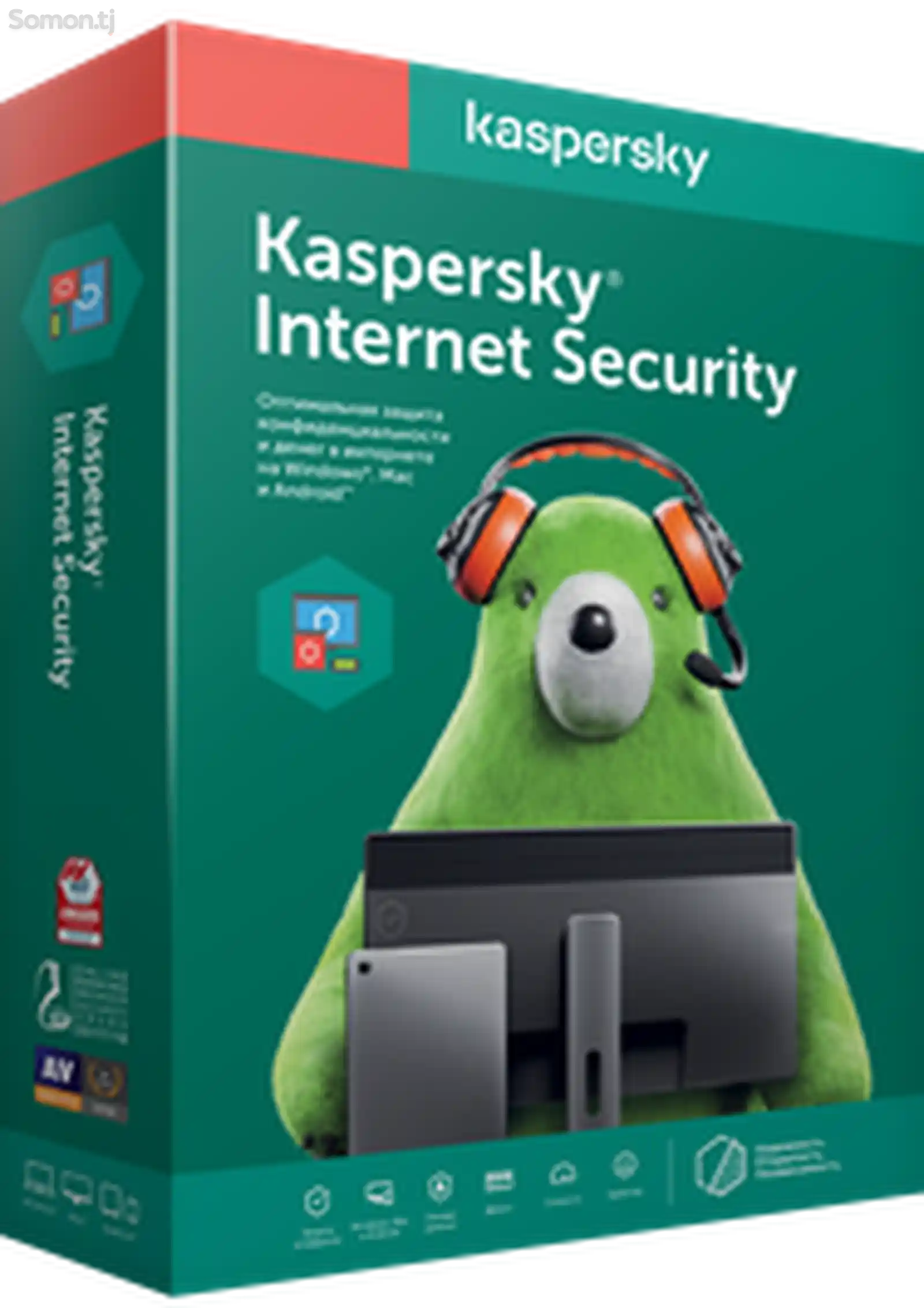 Kaspersky Internet Security - иҷозатнома барои 5 роёна, 1 сол-1