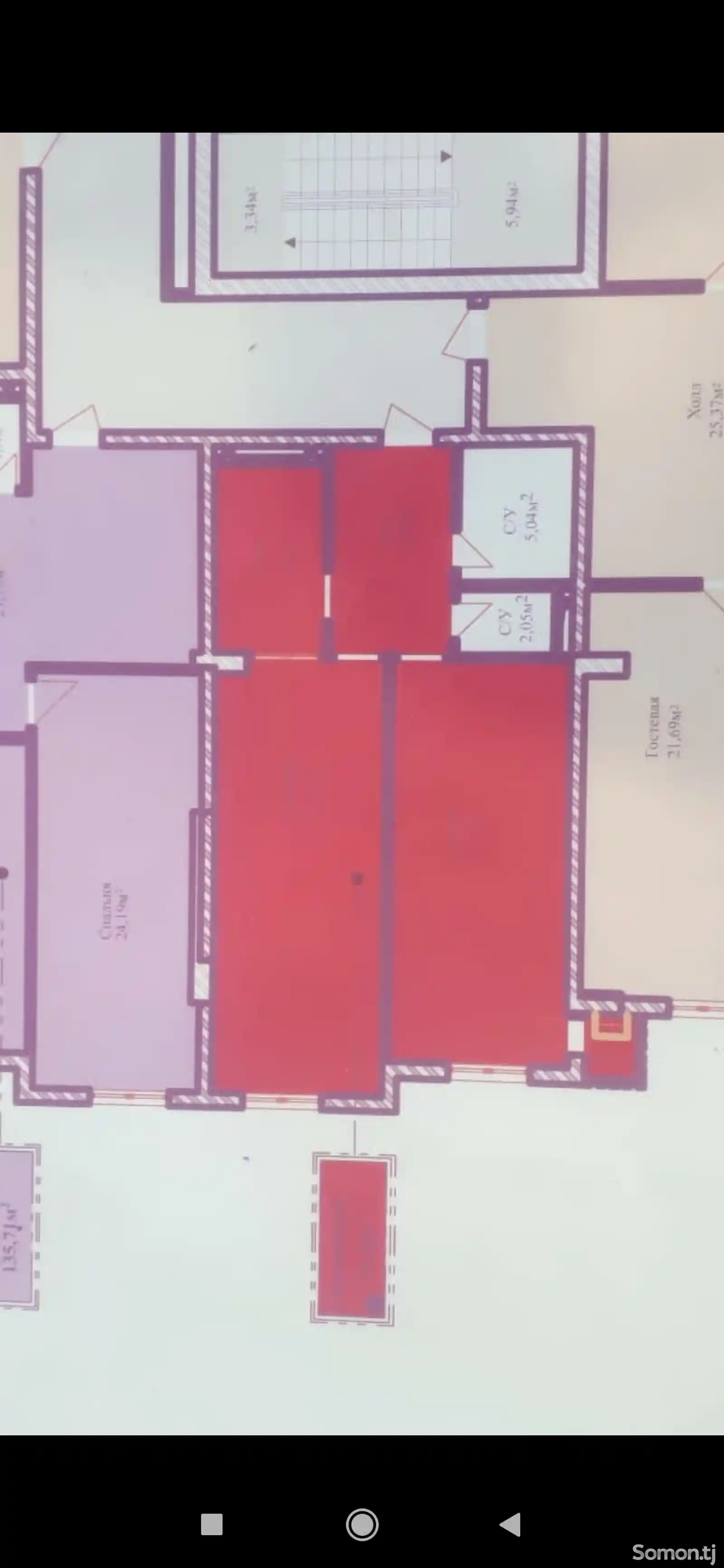 2-комн. квартира, 11 этаж, 74 м², Воданасос-7