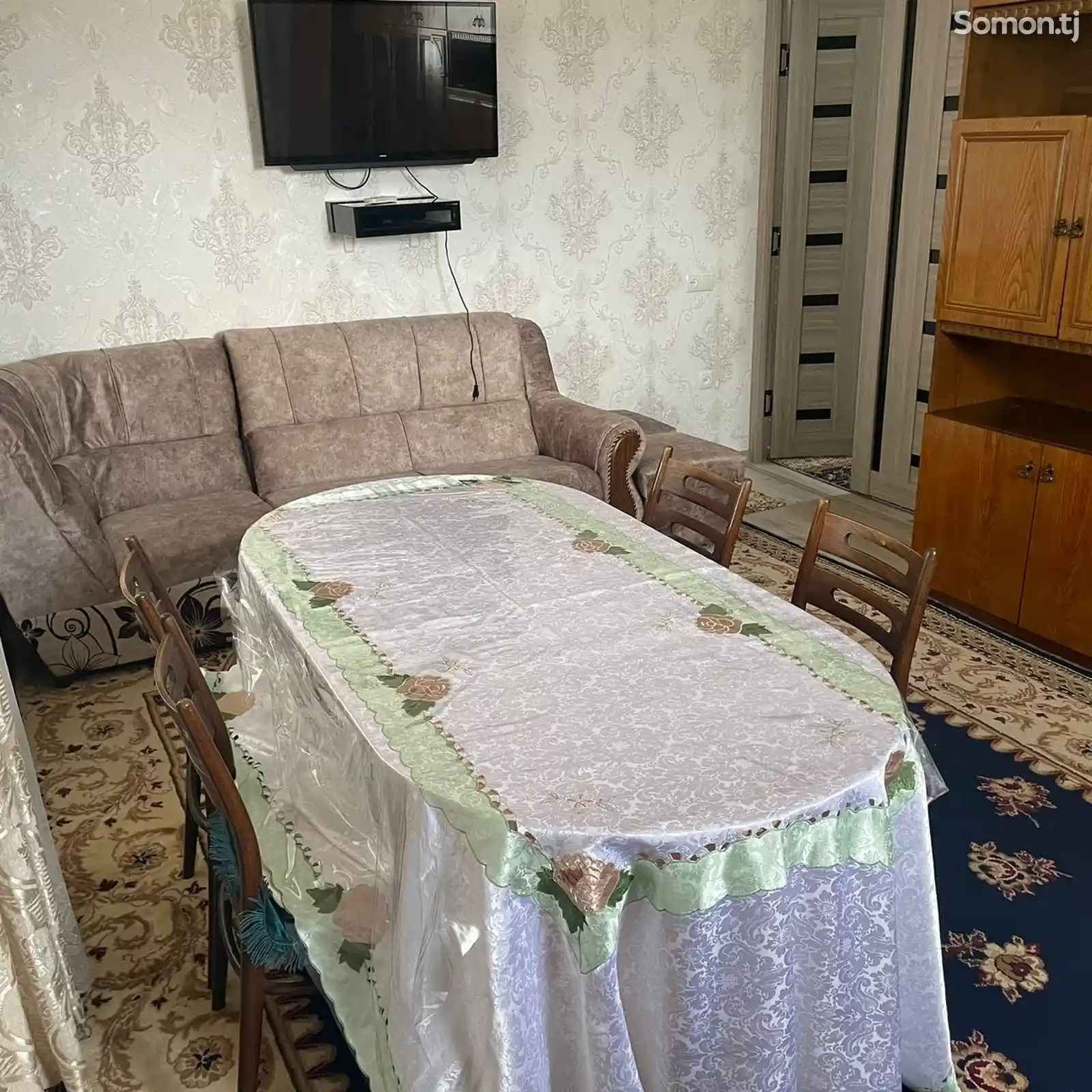 3-комн. квартира, 3 этаж, 68м², панчшанбе-10