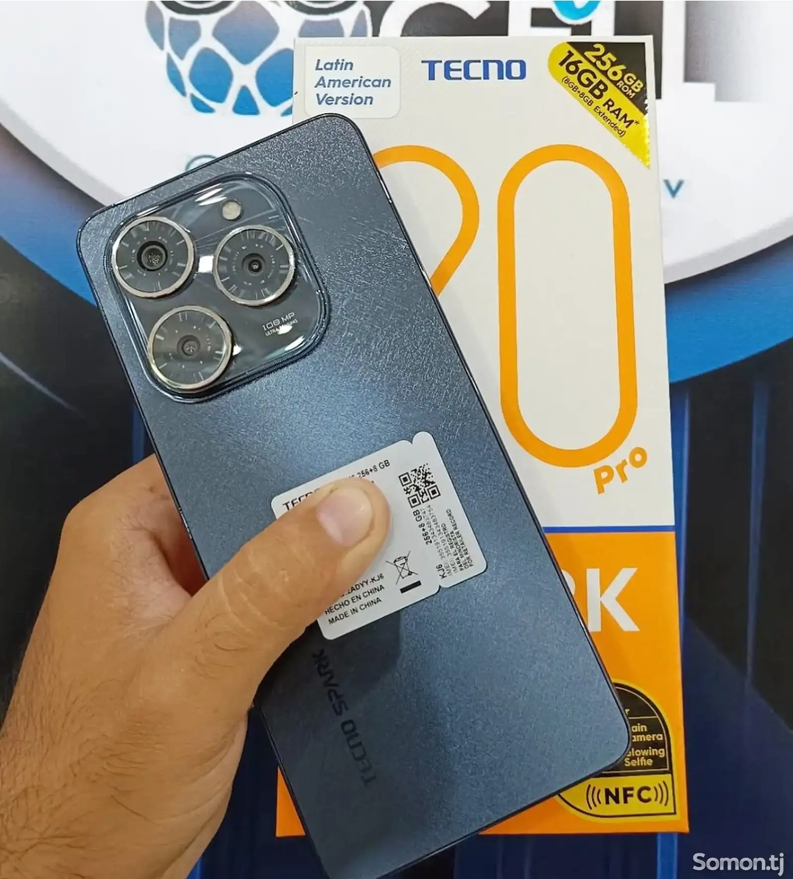 Tecno Spark 20Pro 16/256Gb black-1