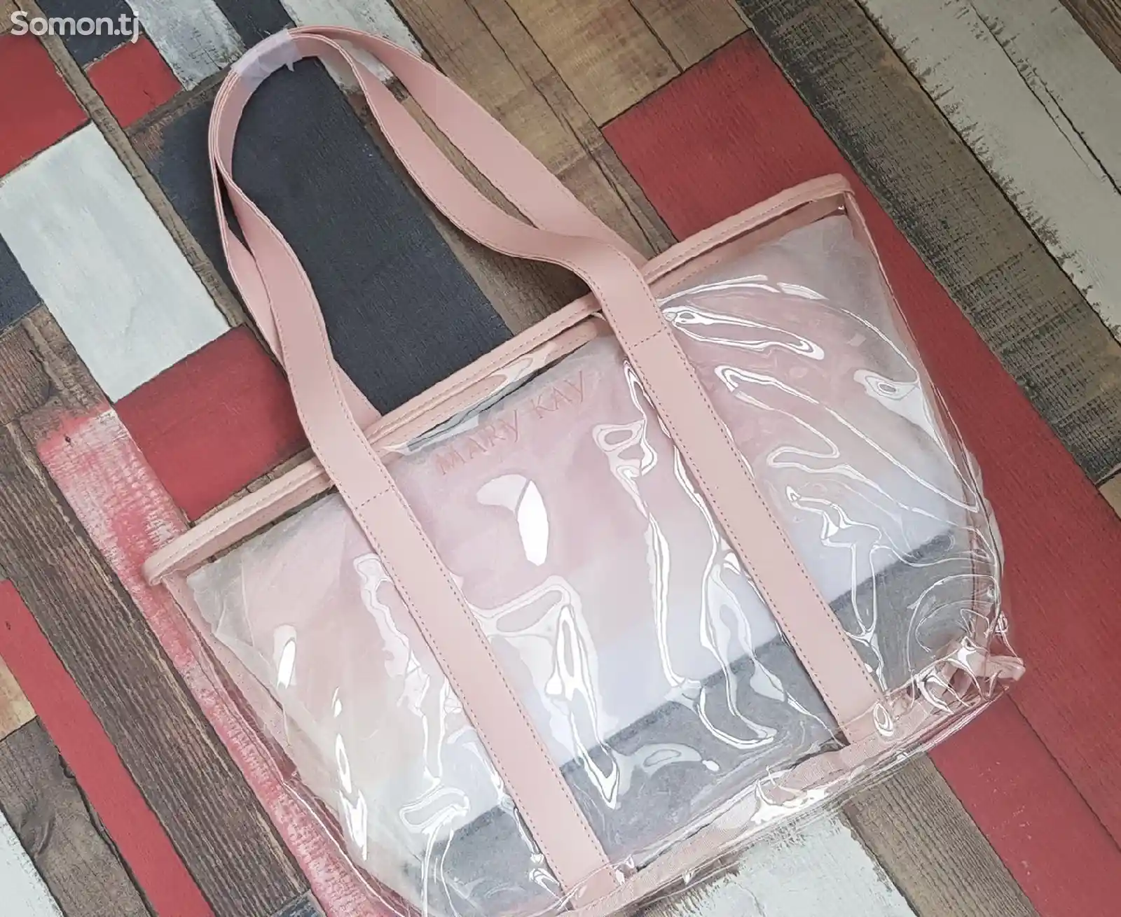 Пляжная прозрачная сумка Мери Кей-1