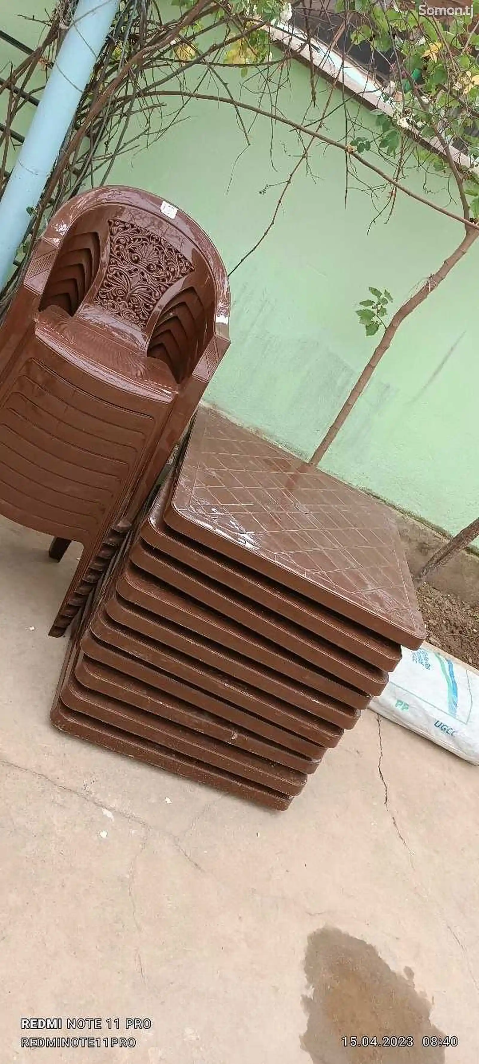 Пластиковые столы и стулья на прокат-1