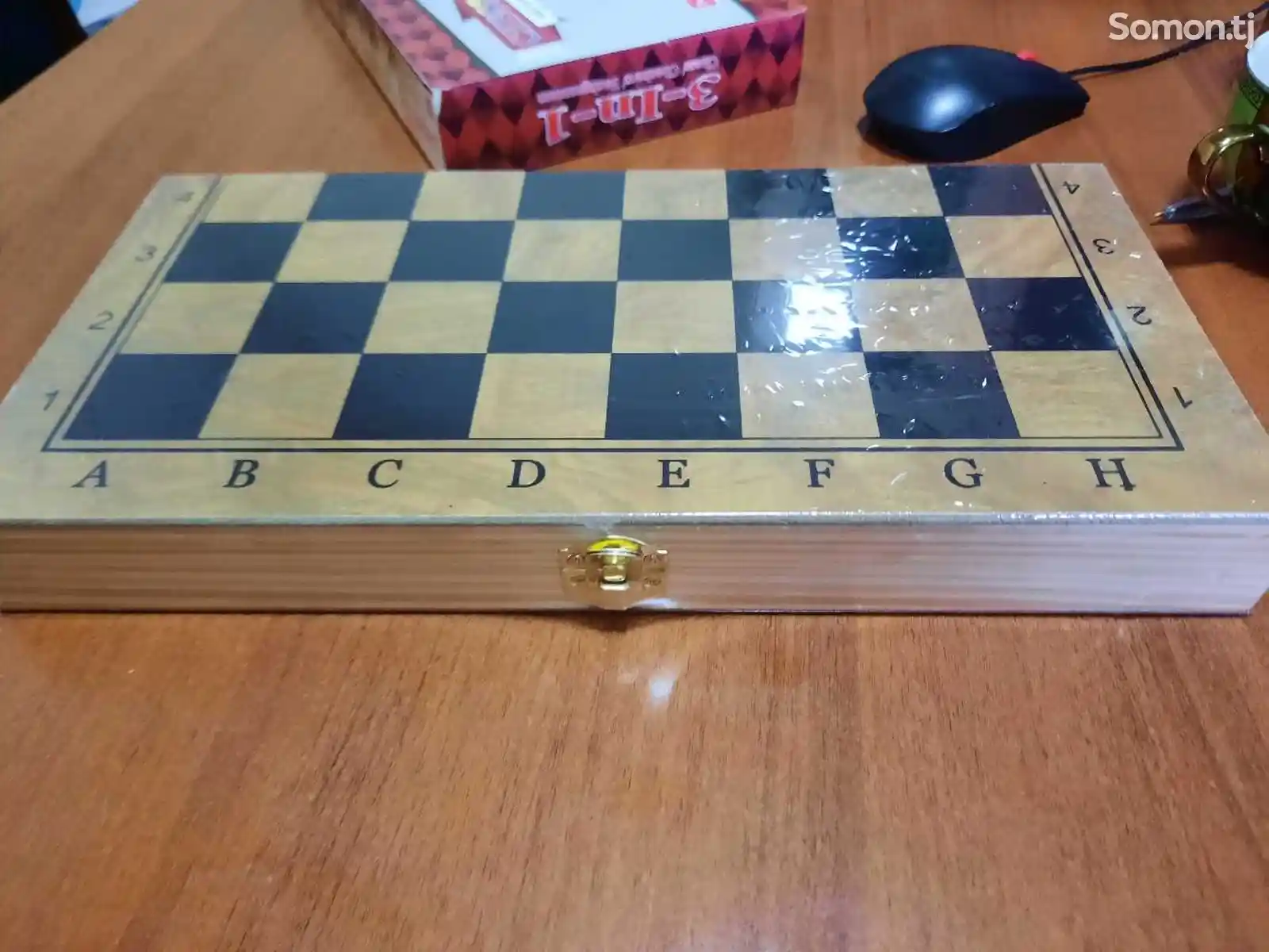 Шахматы шашки нарды 3в1-1