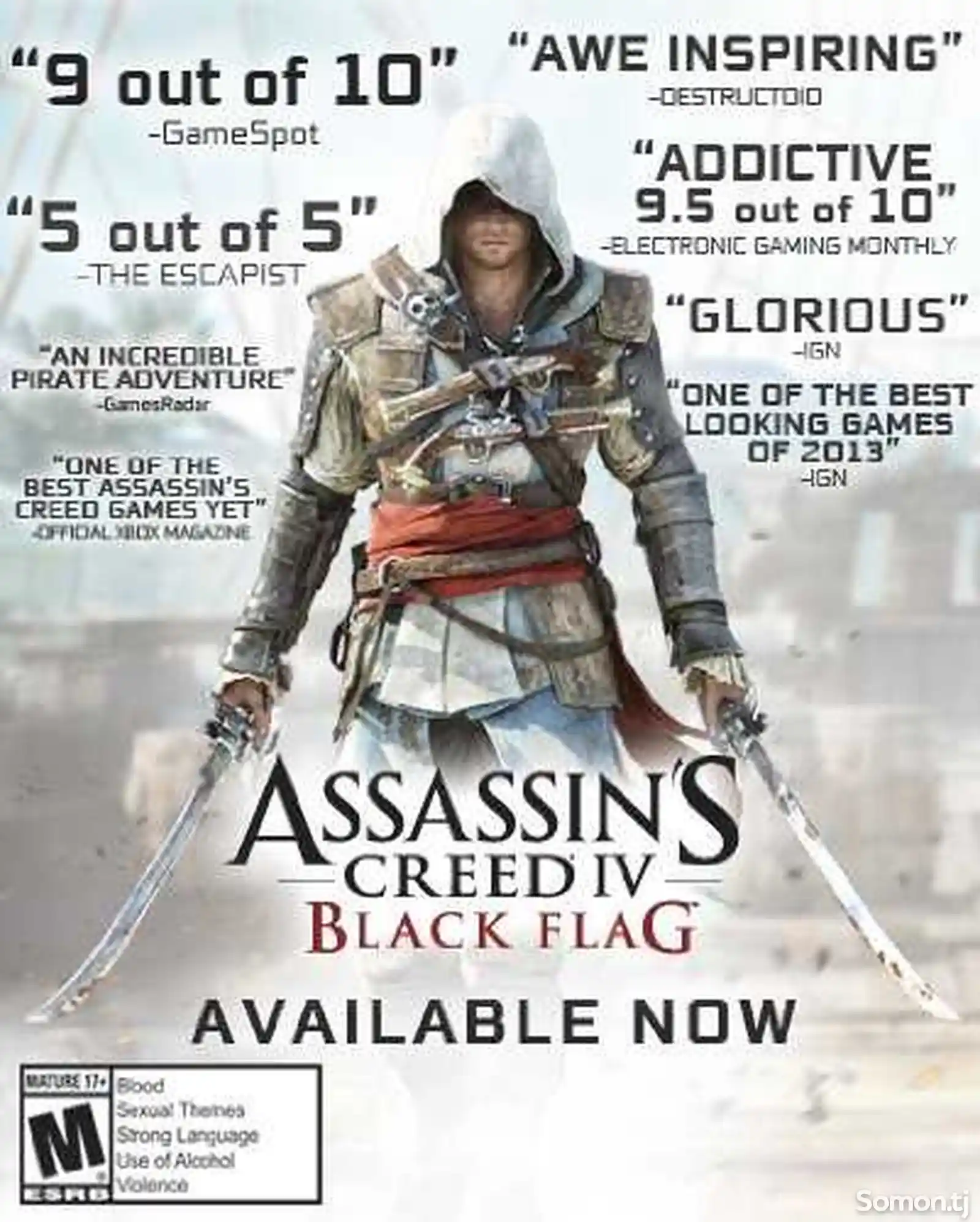 Игра Assassins Creed IV Black Flag для Sony PS3-2