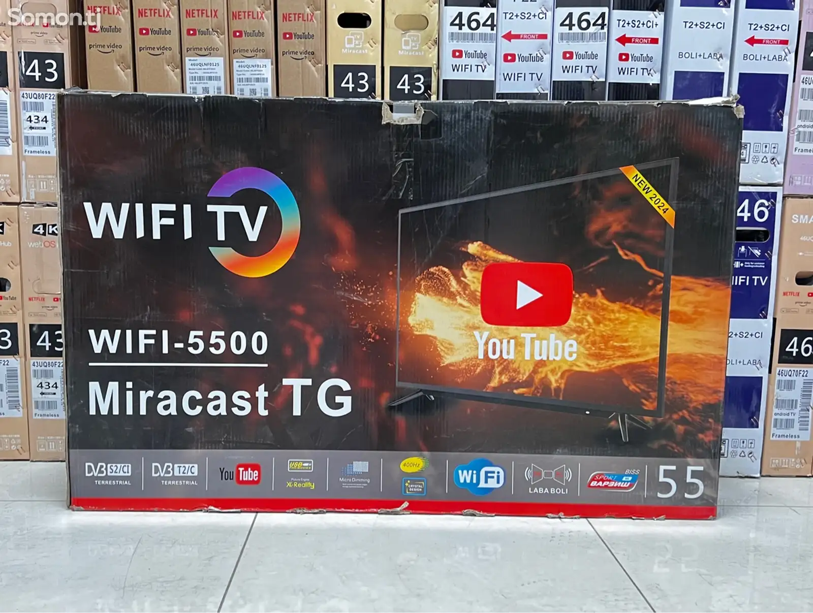 Телевизор Samsung 55 WiFi YOU TUBE Miracast