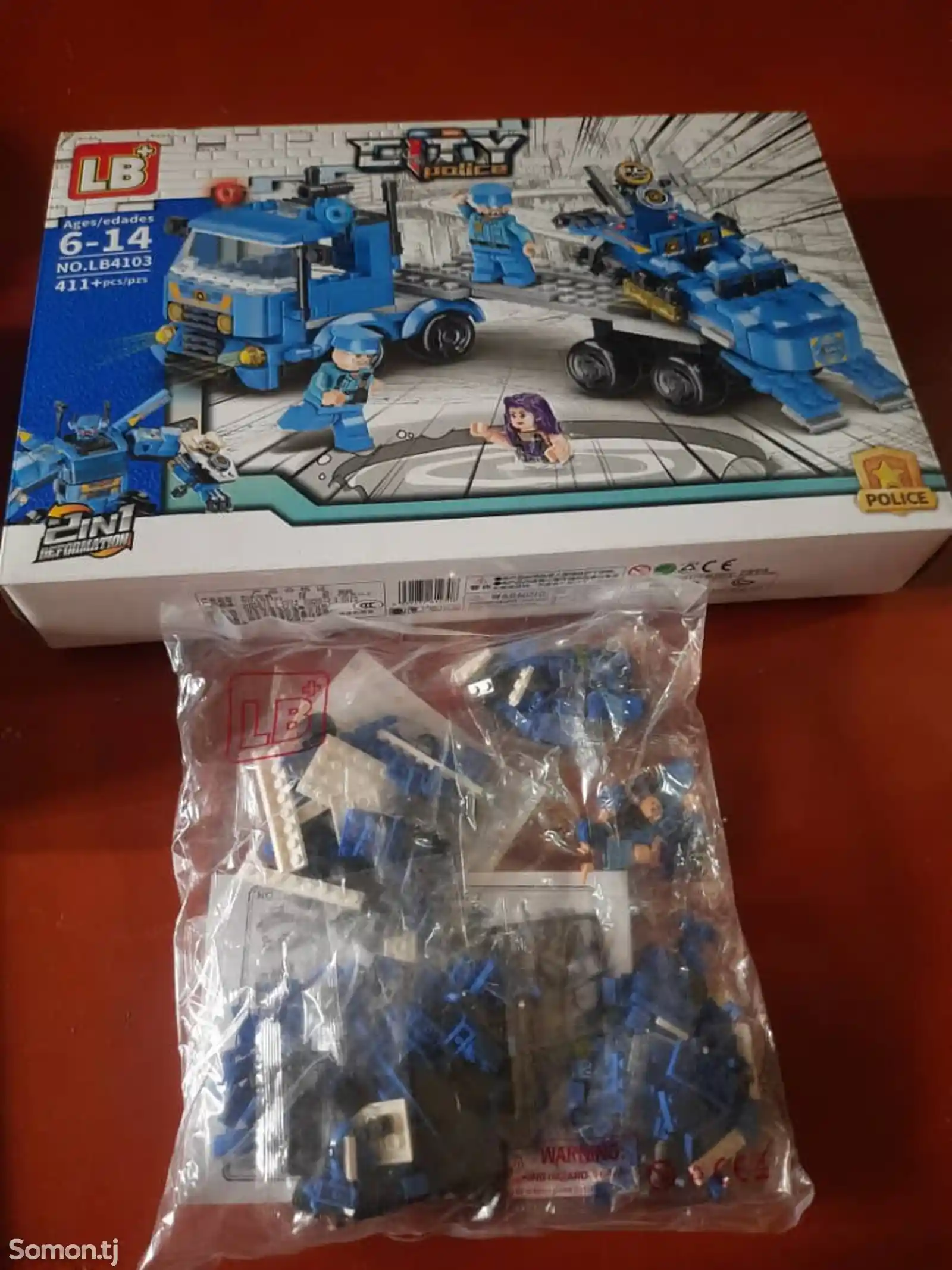 Лего Трансформер полицейский 2в1, 411 деталей-5