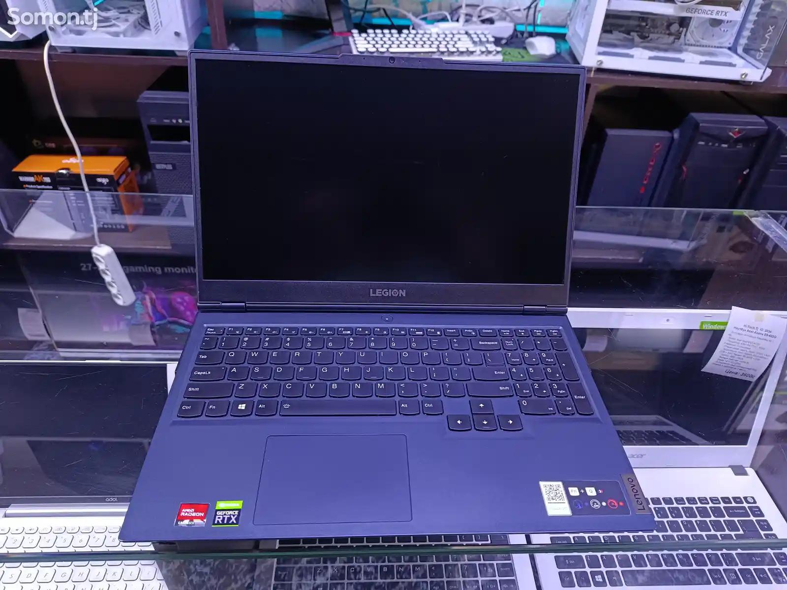 Игровой ноутбук Lenovo Legion 5 Ryzen 5 5600H / RTX 3060 6GB / 16GB / 512GB SSD-3