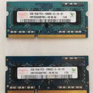 Оперативная память Для ноутбука 4GB 2x2GB DDR3 1333MHz Hynix PC3 10600S