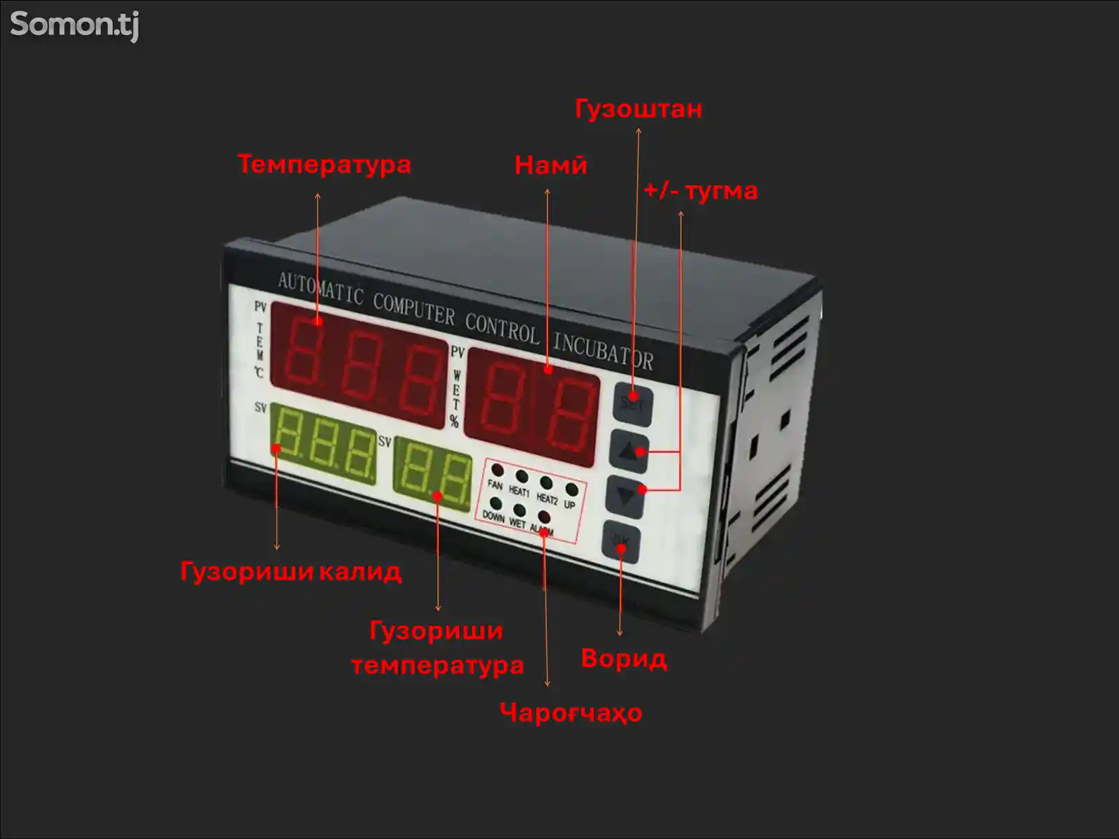 Регулятор инкубатора XM-18-2