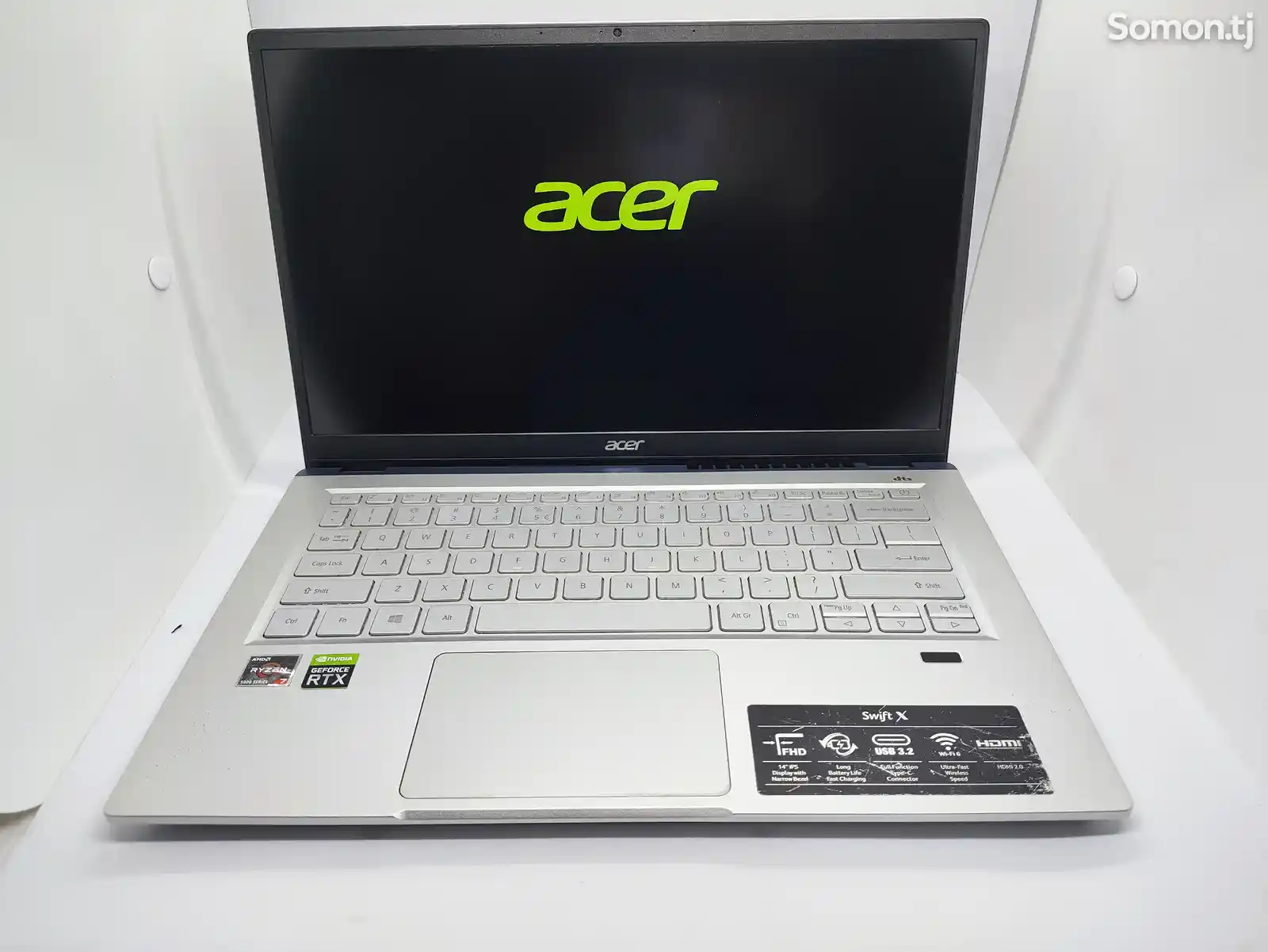 Игровой Ноутбук Acer R7-5800/16GB DDR4/4GB RTX3050/512GB NVME-1