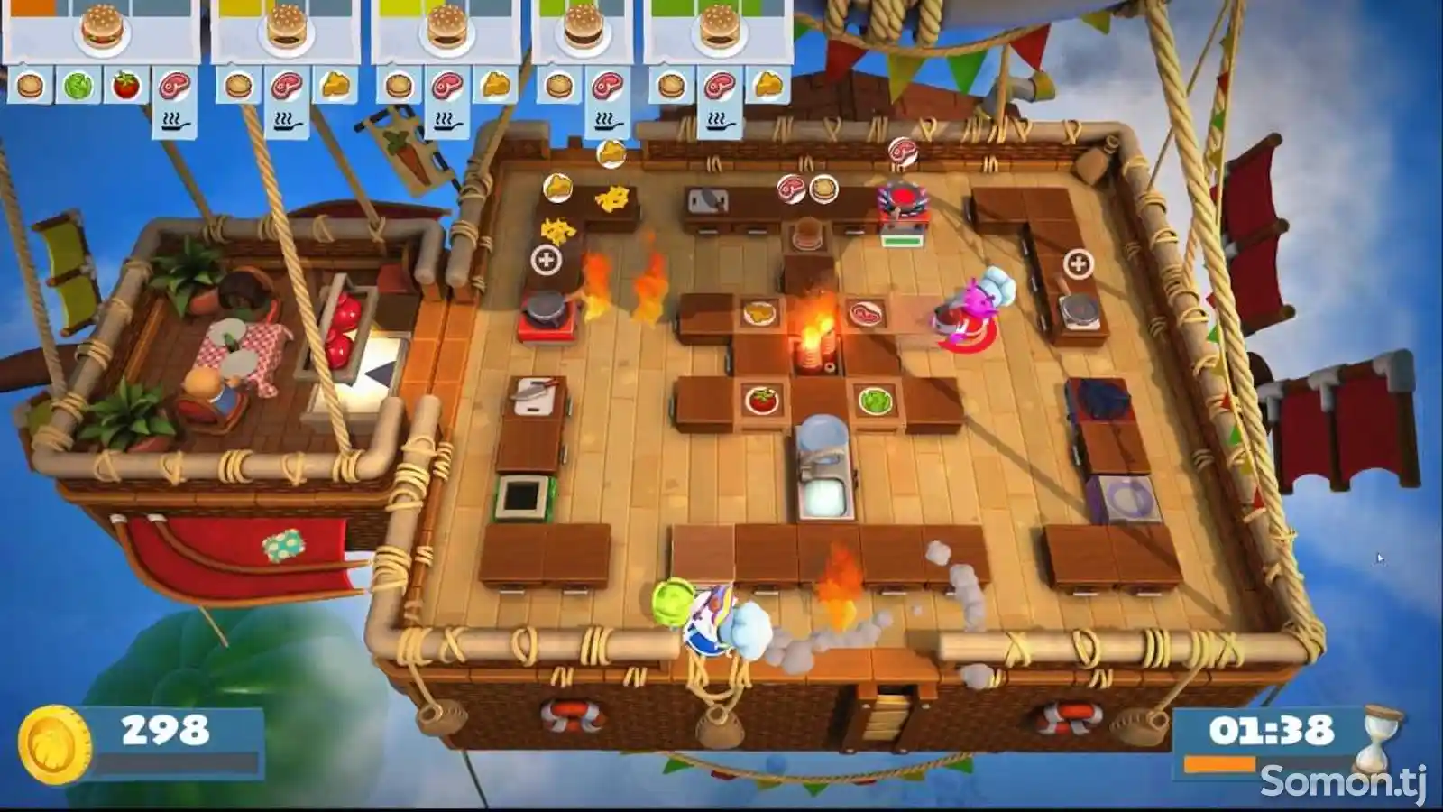 Игра Overcooked 2 для PS-4 / 5.05 / 6.72 / 7.02 / 7.55 / 9.00 / 11.00 /-3