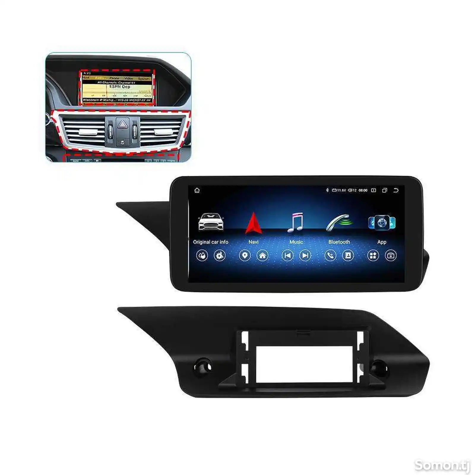 Андроид монитор для Mercedes Benz w212 2009-2014г NTG 4.0 и NTG 4.5-3