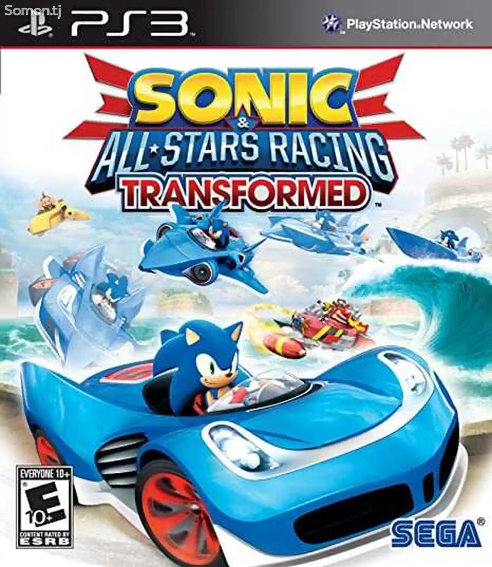 Игра Sonic All stars Racing для Playstation 3-1