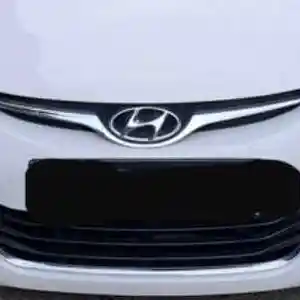 Передний бампер на Hyundai Avante MD