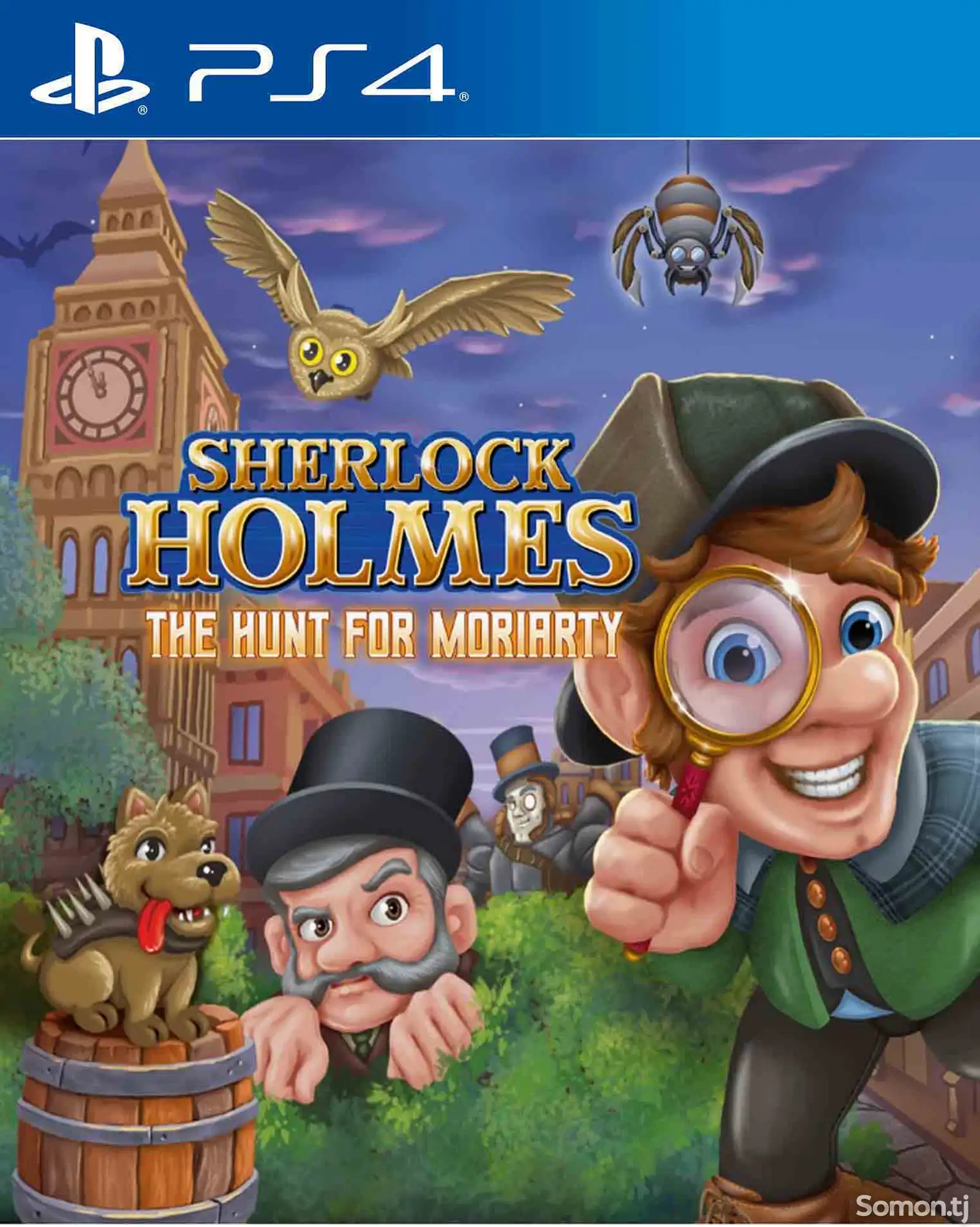 Игра Sherlock holmes the hunt for moriarty для PS-4 / 6.72 / 9.00 / 11.00 /-1