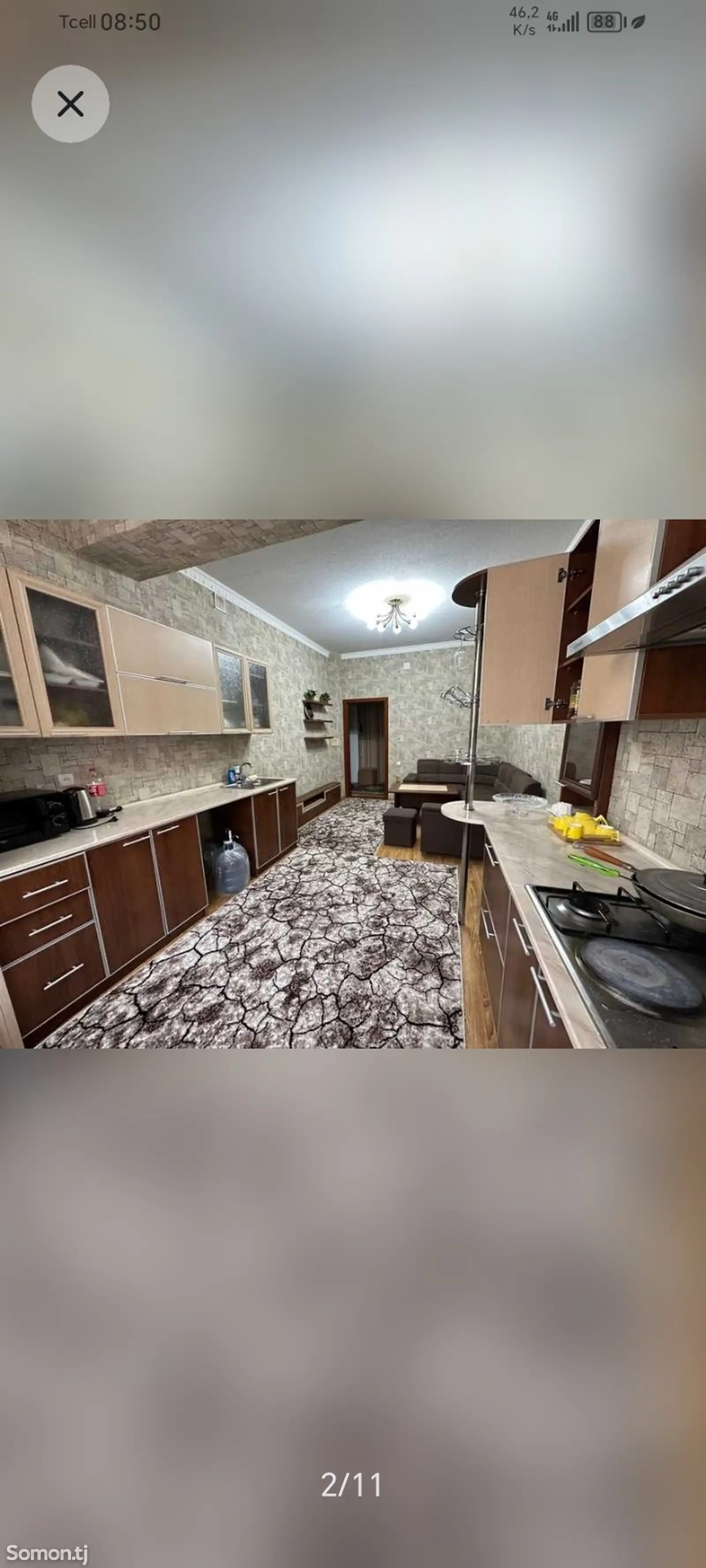 3-комн. квартира, 3 этаж, 70м², 19 мкр муртаз-1