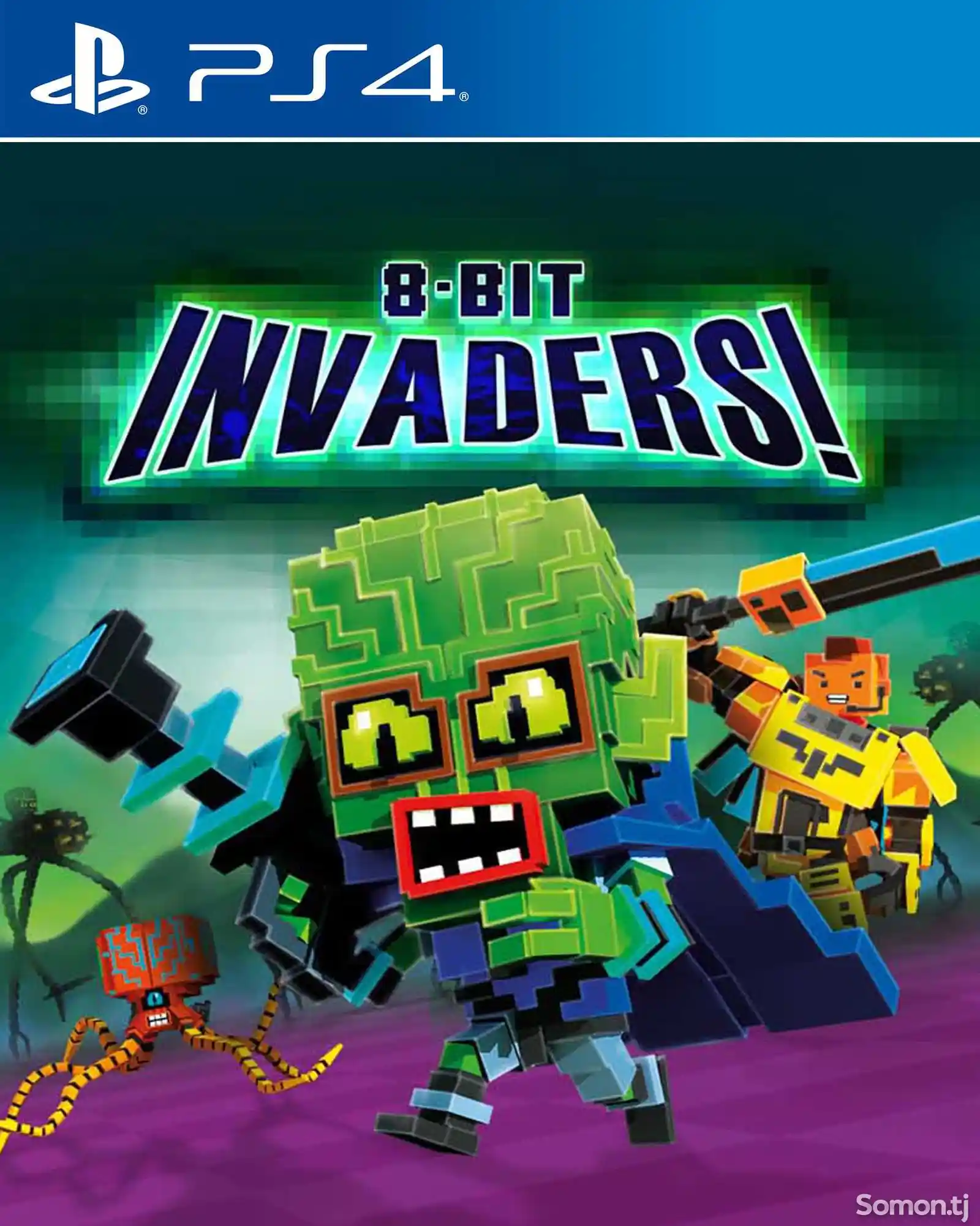 Игра 8 bit invaders для PS-4 / 5.05 / 6.72 / 7.02 / 7.55 / 9.00 / 11.00 /-1