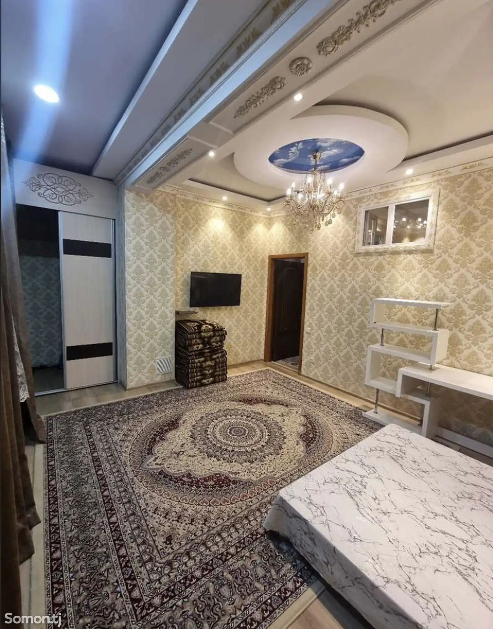 2-комн. квартира, 8 этаж, 70м², Исмоили Сомони-1