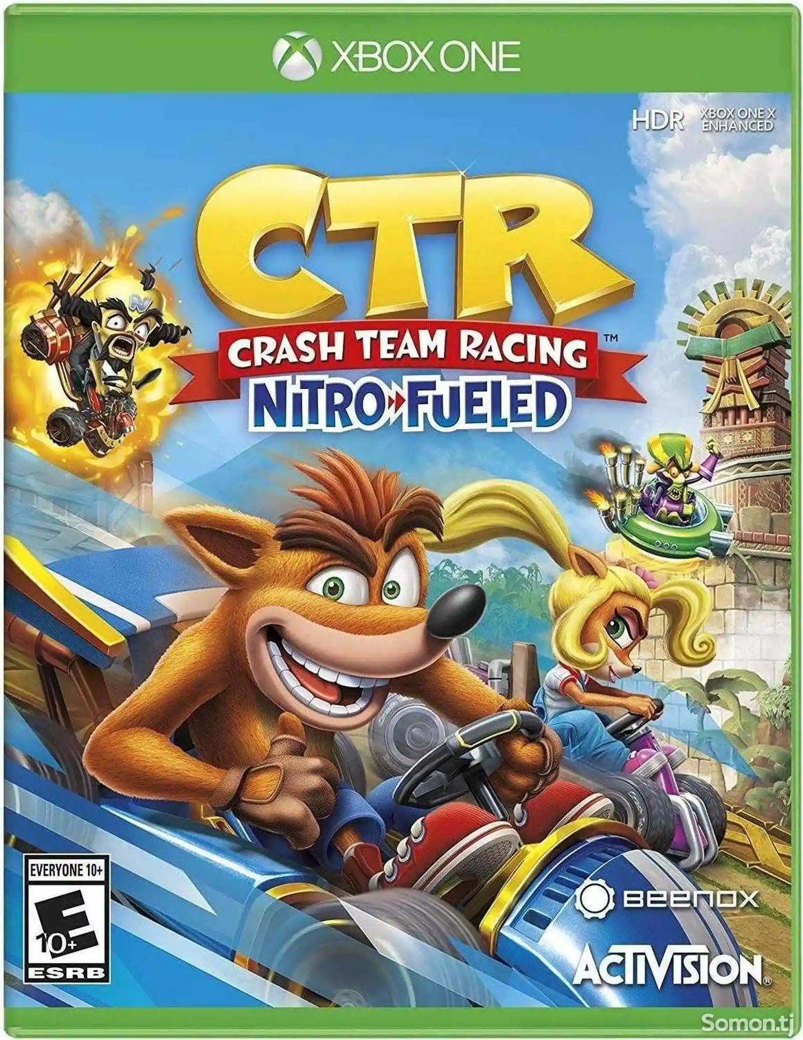 Игра Crash Team Racing Nitro-Fueled для Xbox-1