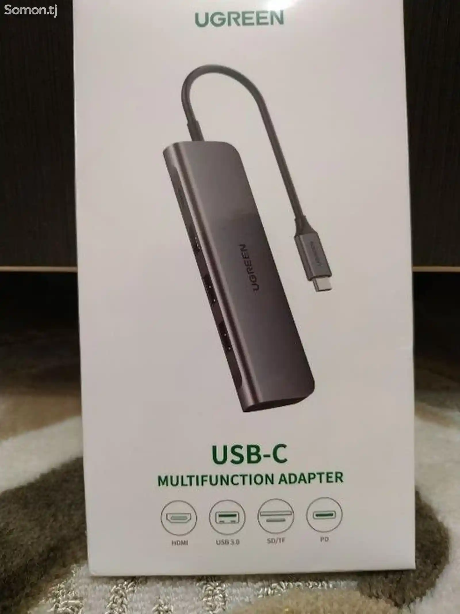 Мультифункциональный адаптер Ugreen USB-C Hub 6 in 1-1