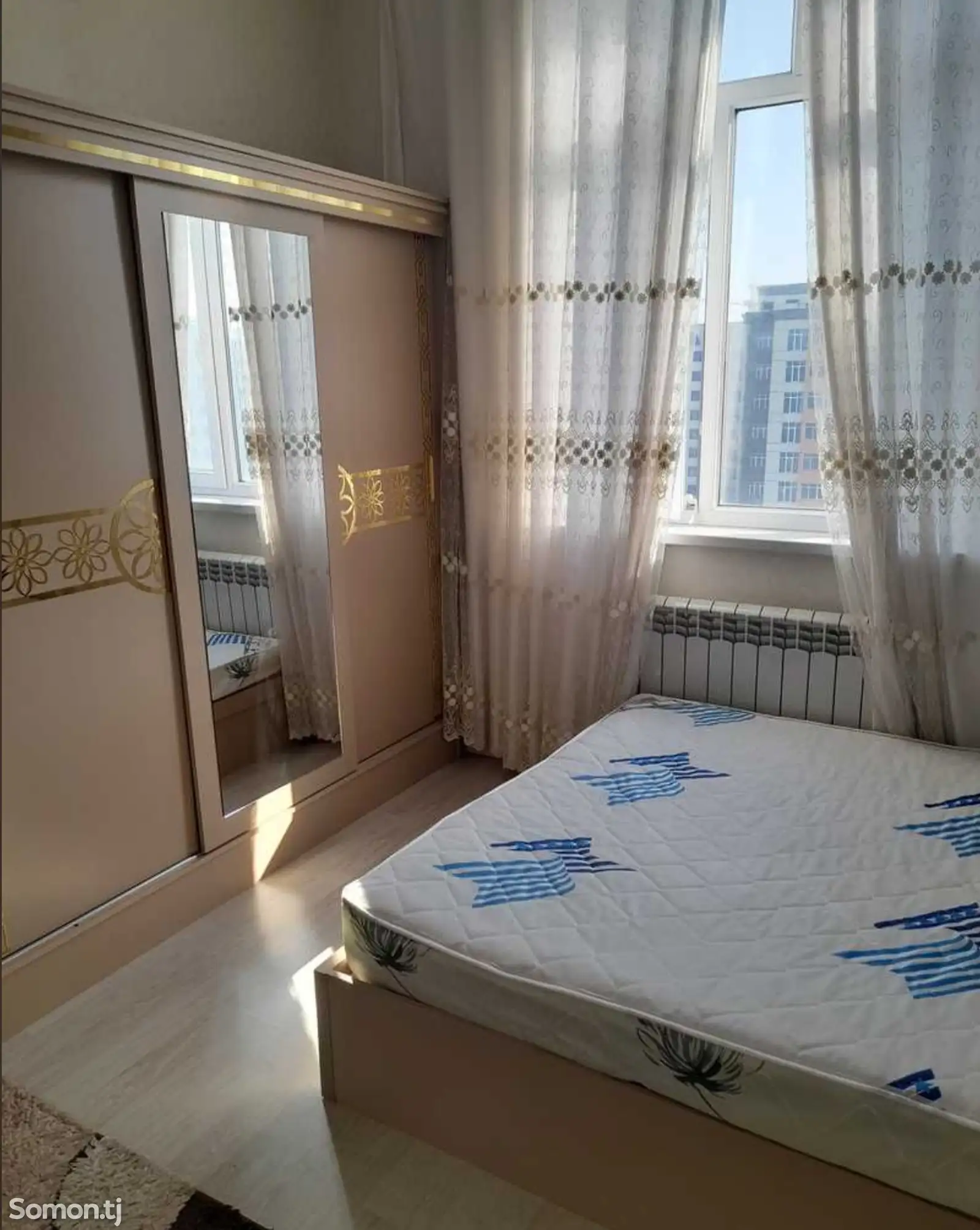 2-комн. квартира, 15 этаж, 56м², Сомони-1