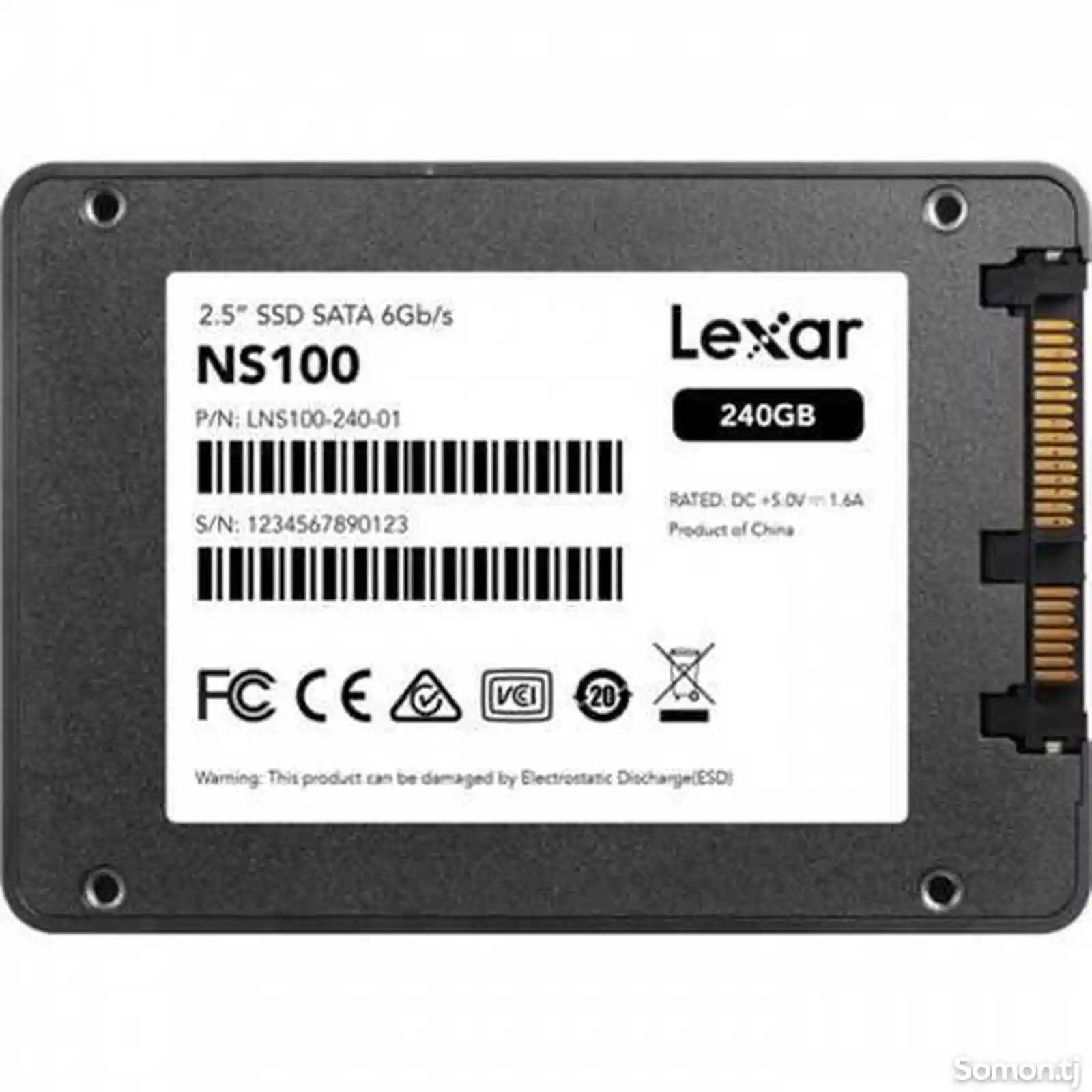 SSD-накопитель Lexar NS100 240GB Sata-3