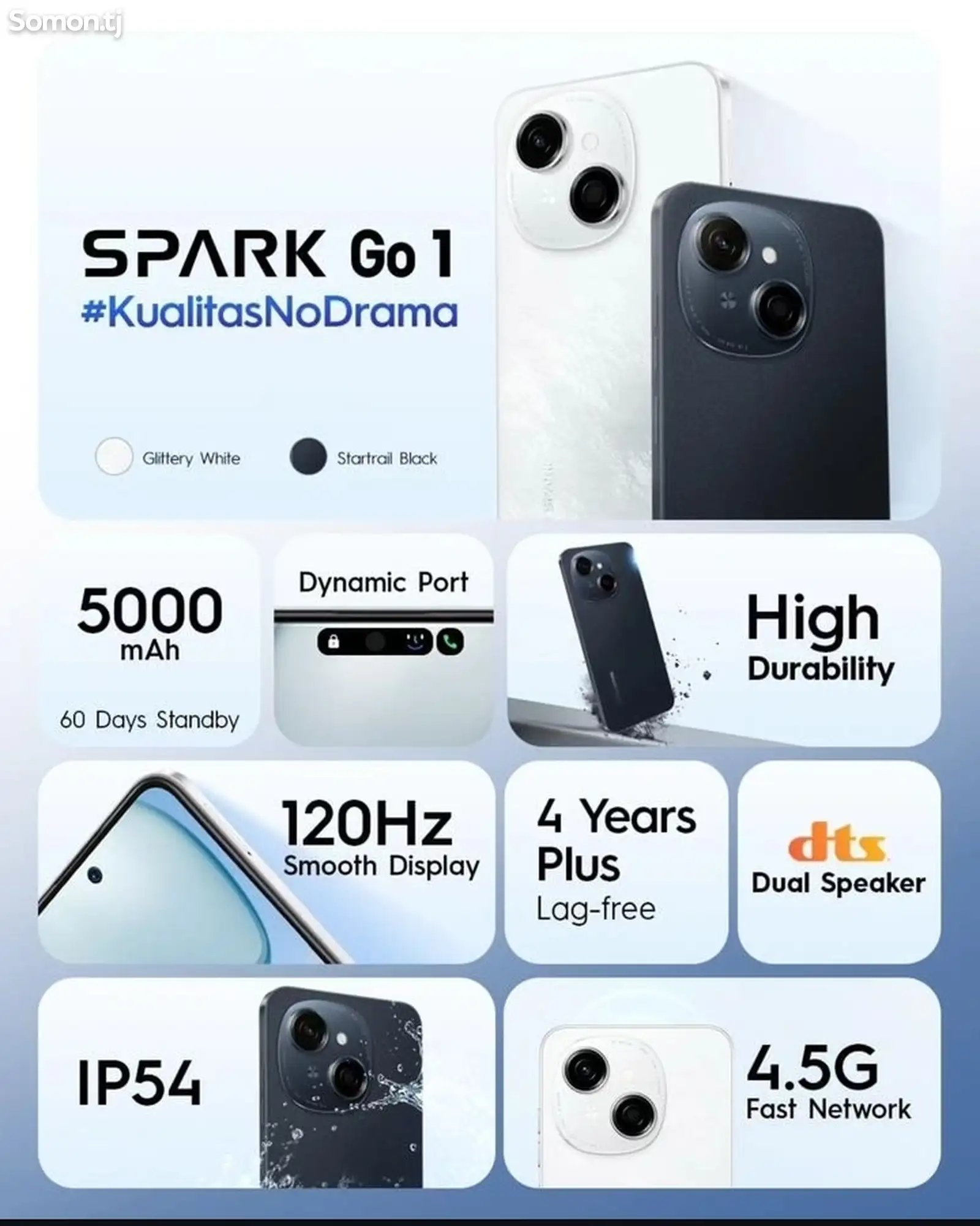 Tecno Spark Go 1 HD 6/64g global version-11