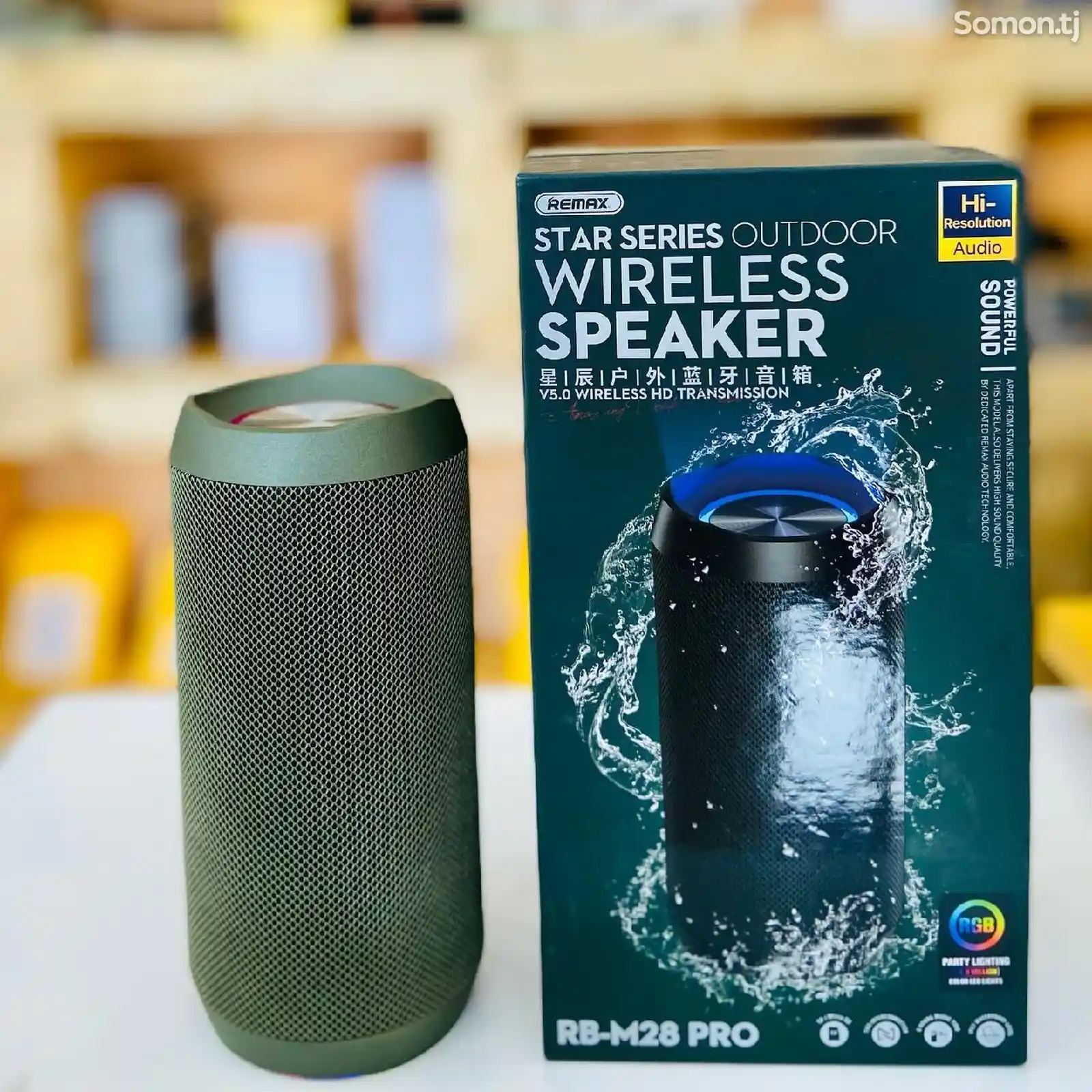 Портативная акустическая колонка wireless speaker Remax RB-M28 Pro-2