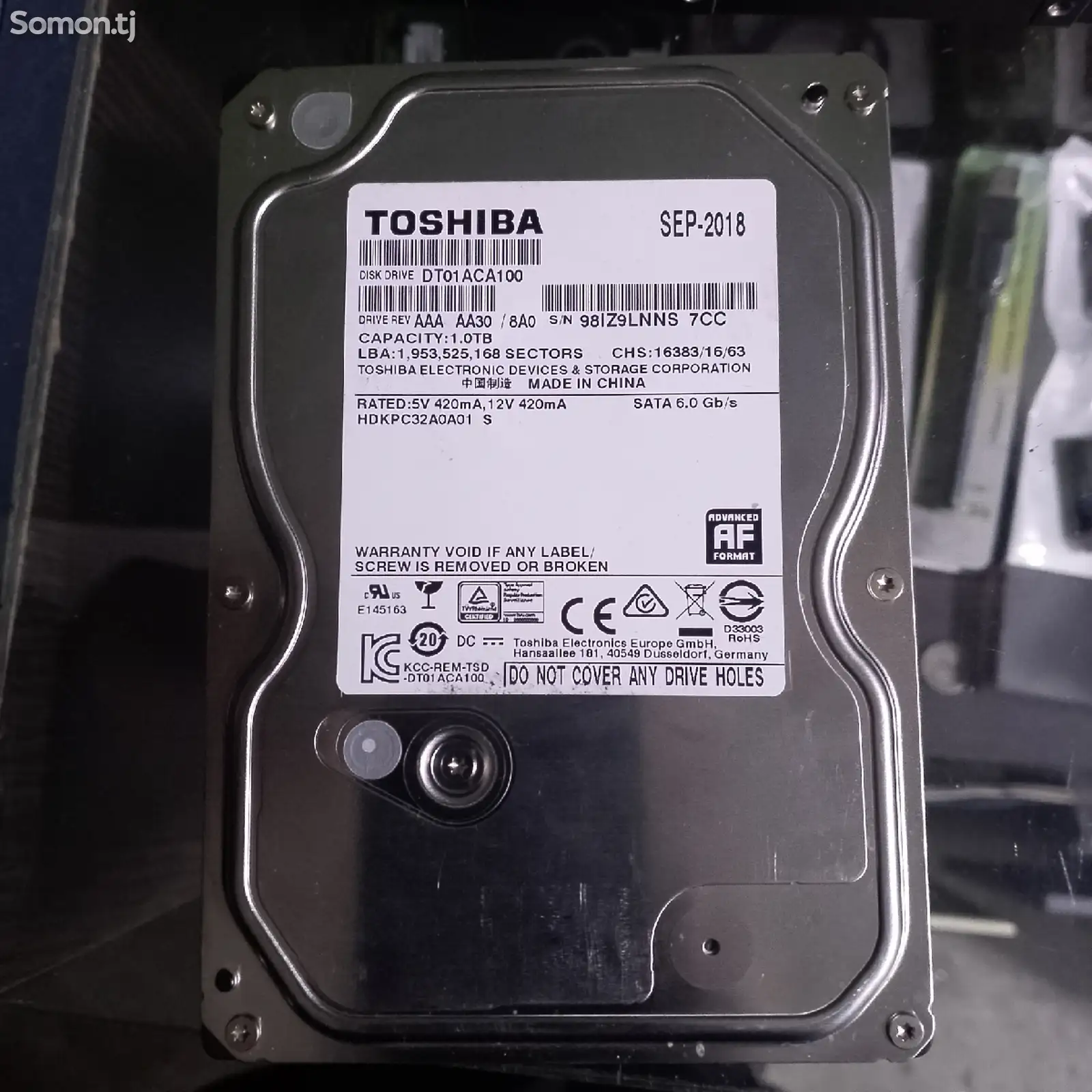 Жёсткий диск Toshiba 1Tb-1