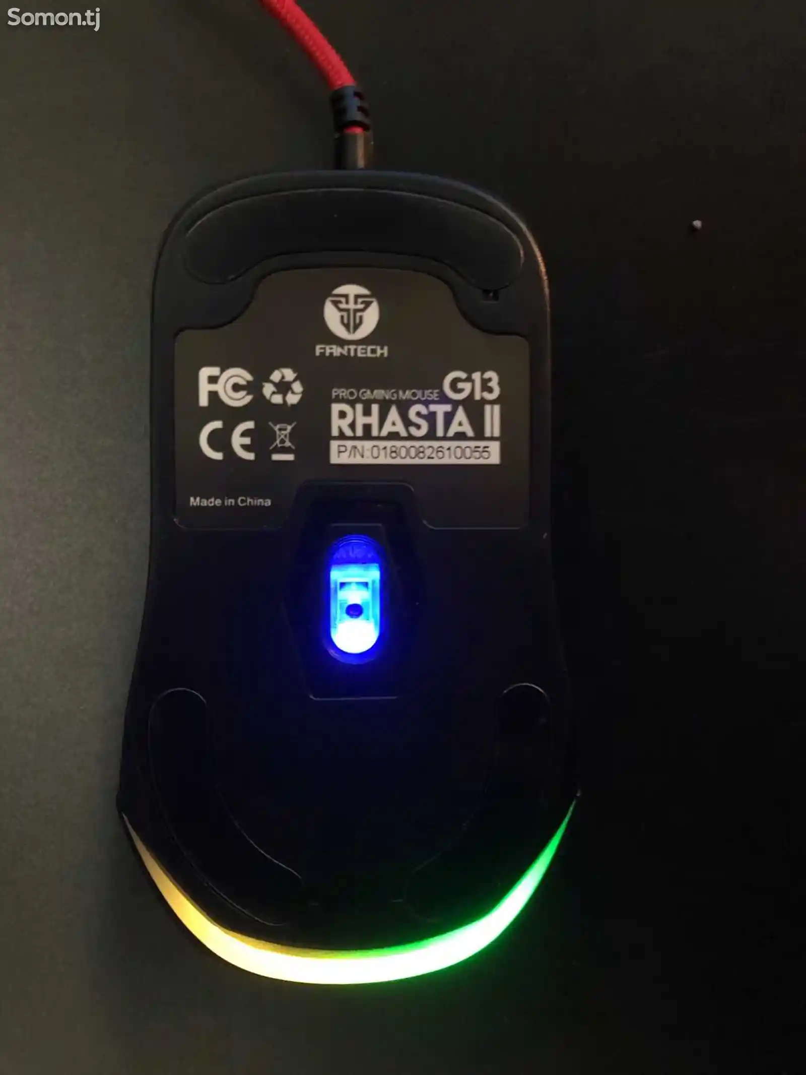 Проводная игровая мышка Fantech Rhasta II G13 с RGB подсветкой-3