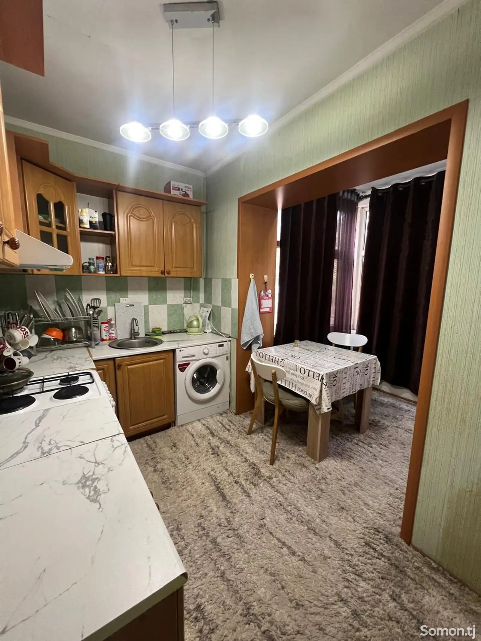 3-комн. квартира, 4 этаж, 90м², Исмоили сомони-9