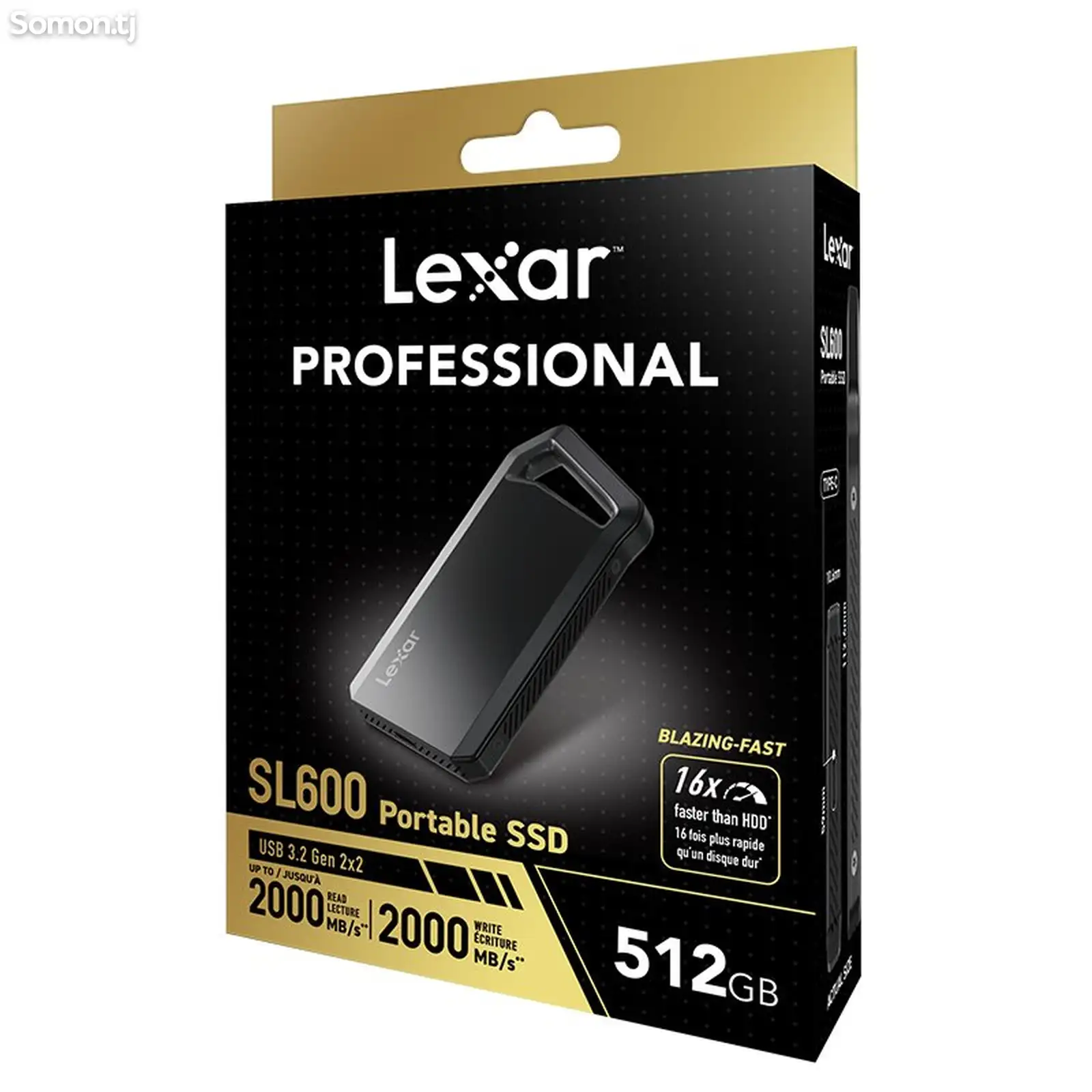 Внешний жёсткий диск SSD Lexar SL600 USB 3.2 Type-C Portable External SSD 512gb-1