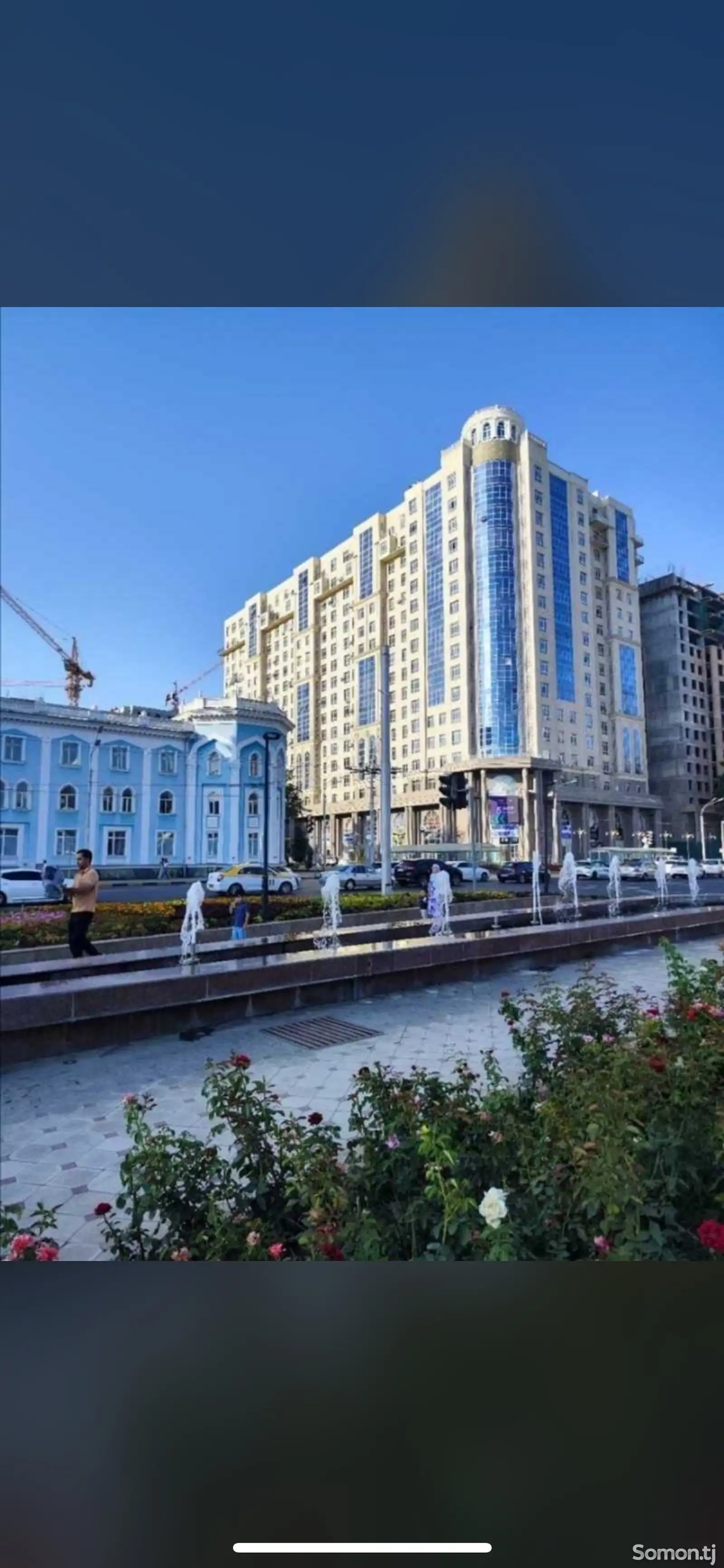 1-комн. квартира, 16 этаж, 54 м², Шохмансур-1