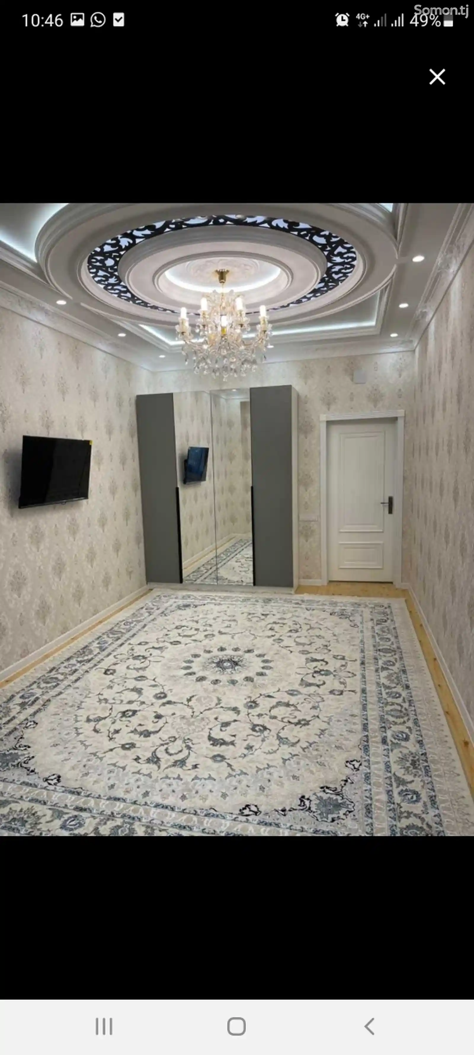 3-комн. квартира, 5 этаж, 96м², Сомони-6