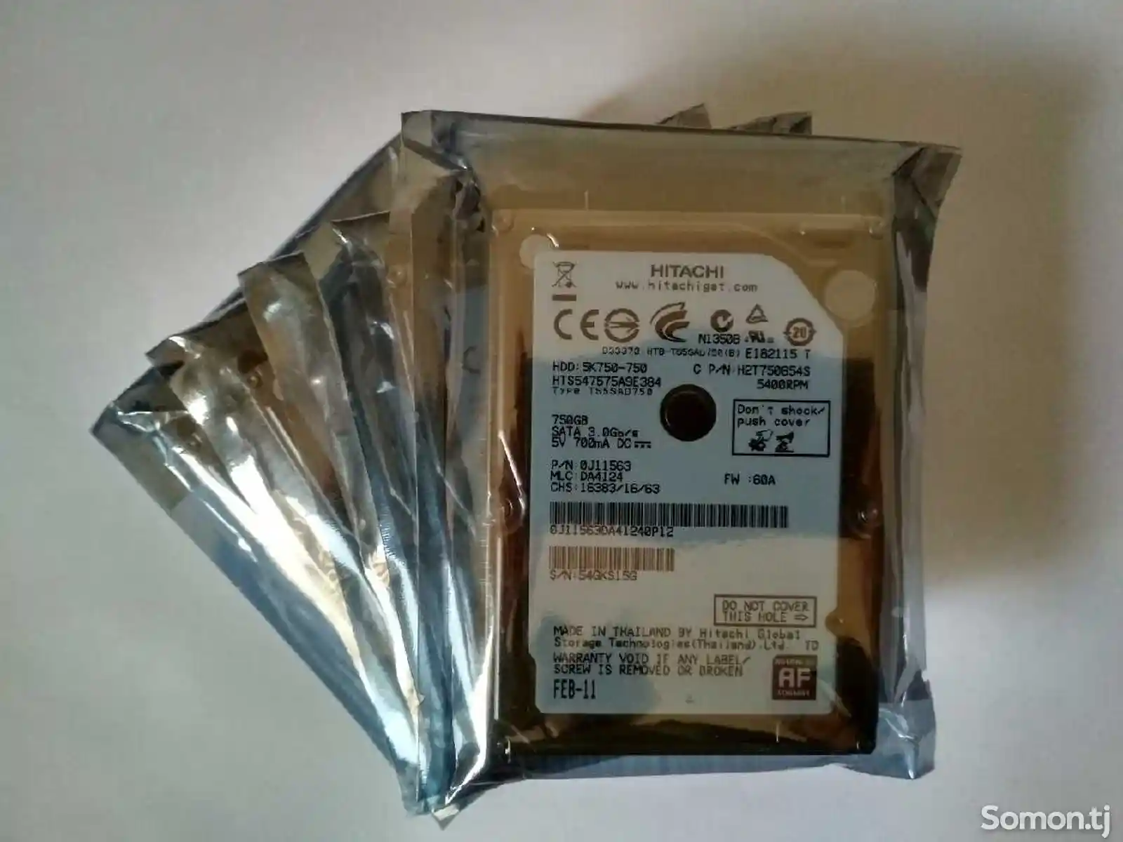 Жёсткий диск для ноутбука Hitachi 750Gb-3