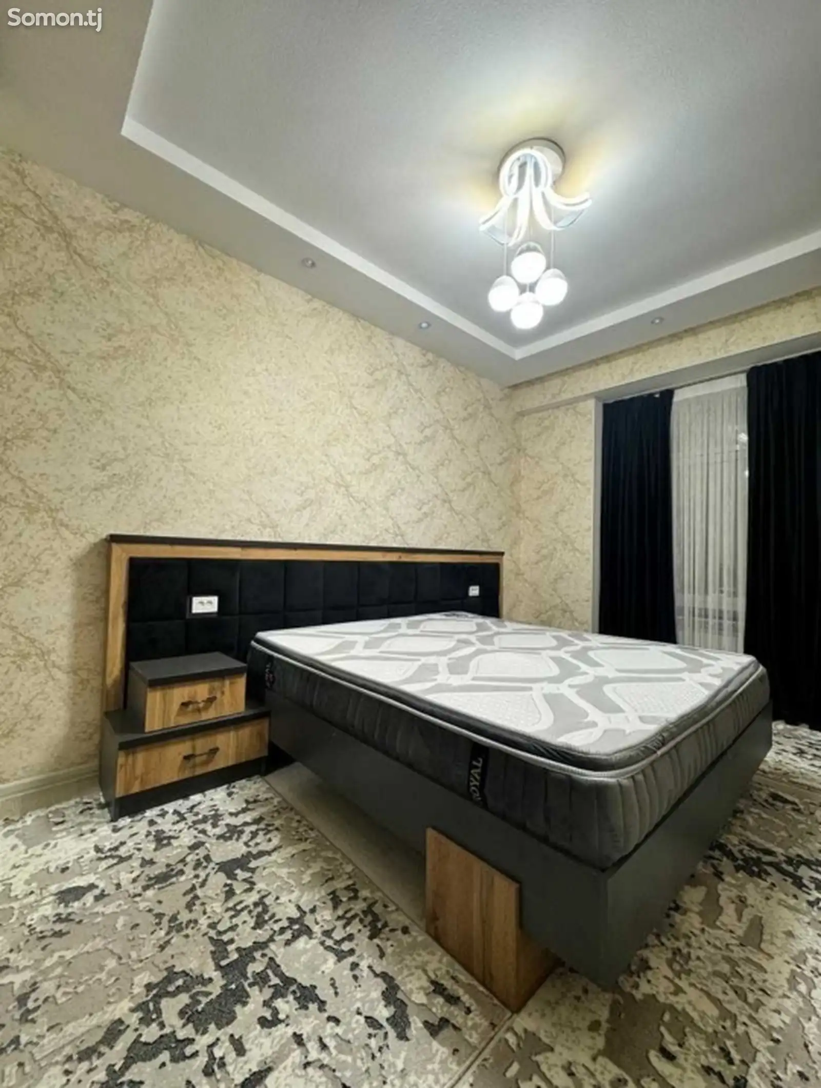 2-комн. квартира, 13 этаж, 60м², Исмоили Сомони-1