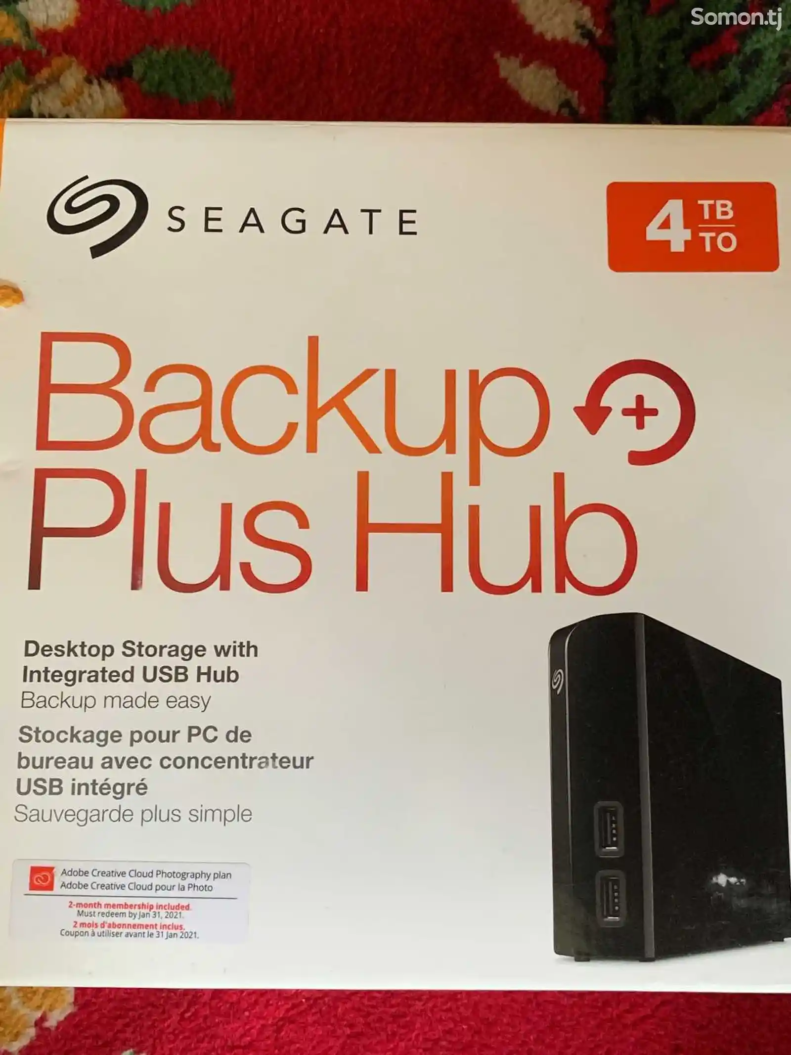 Внешний жесткий диск Seagate 4tb