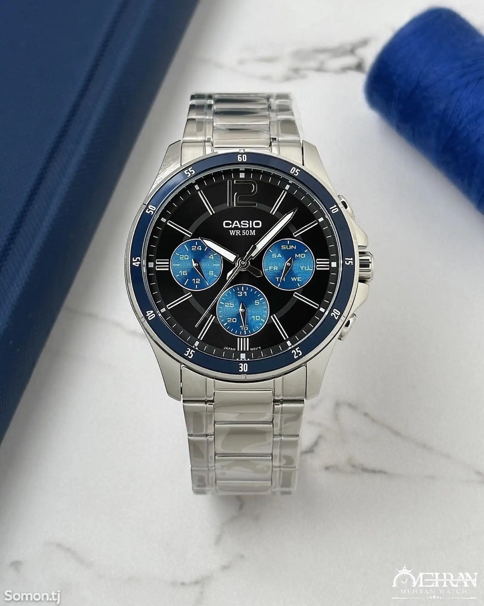 Мужские часы Casio MTP - 1374D-2AVDF-1