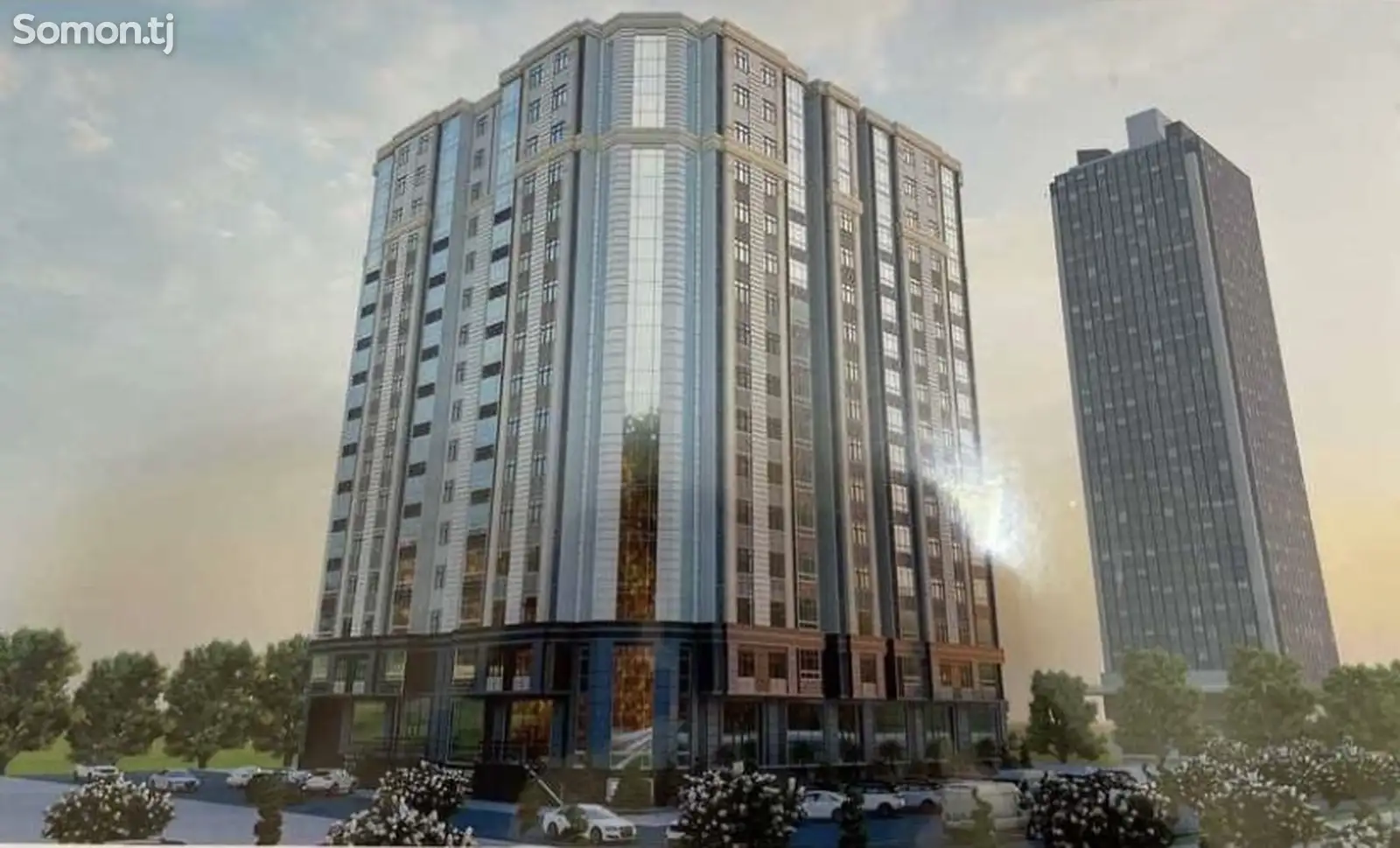 2-комн. квартира, 8 этаж, 68 м², бозори Фаровон-2