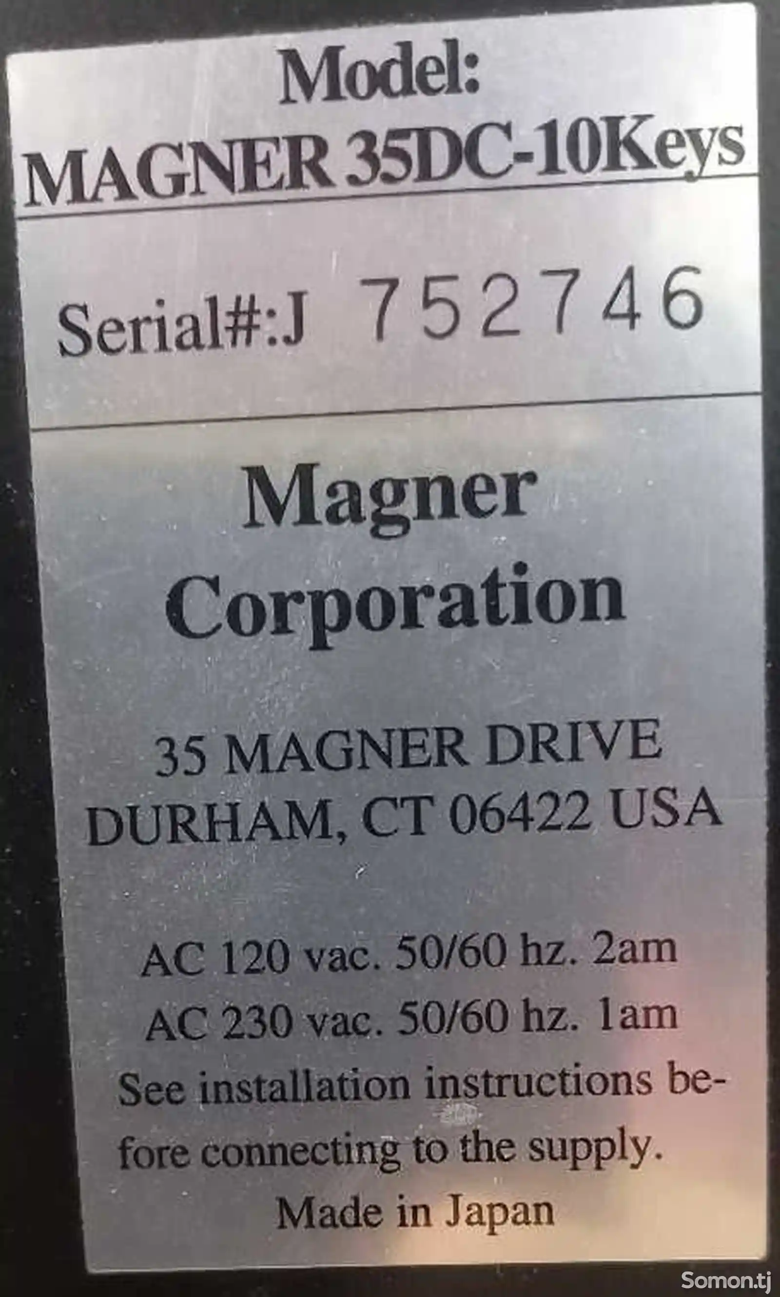Счетчик банкнот Magner 35DC-10-4
