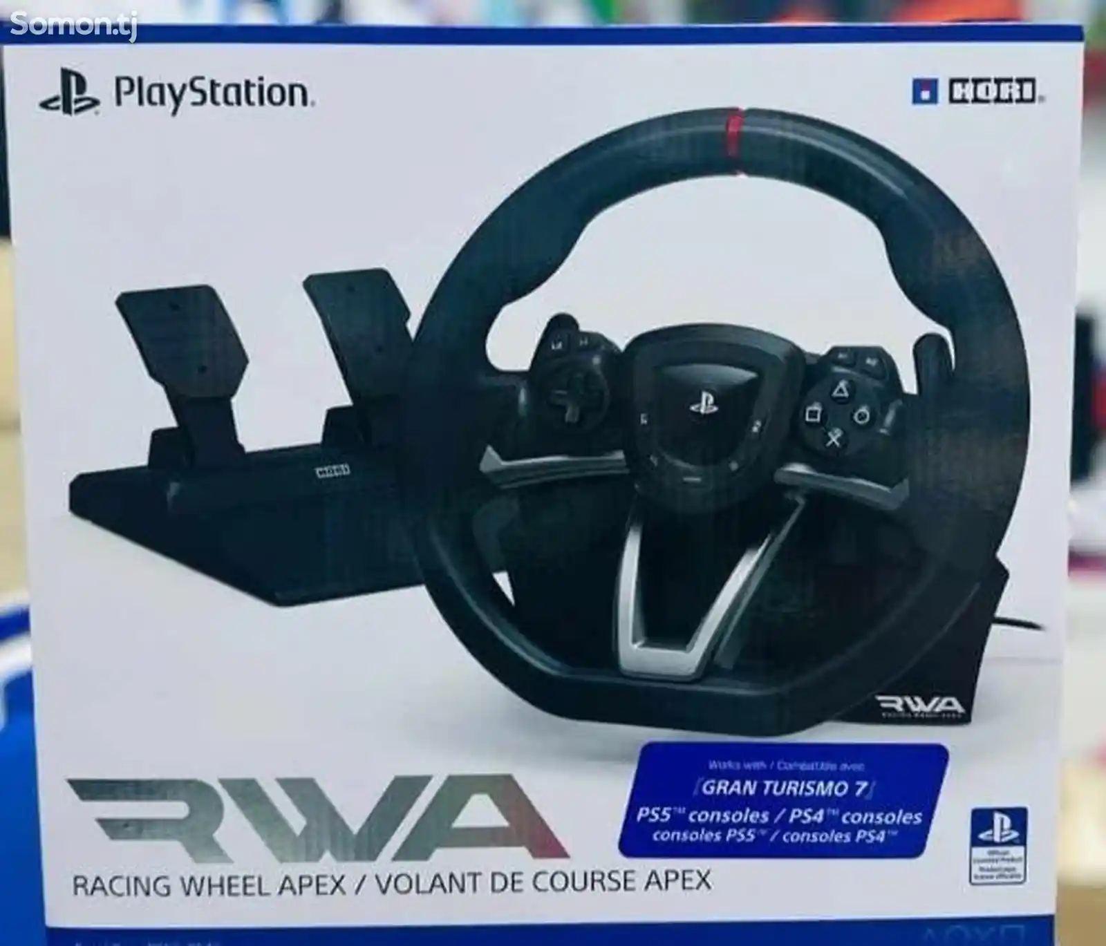 Руль Hori Racing Wheel APEX PS5, PS4, ПК-1