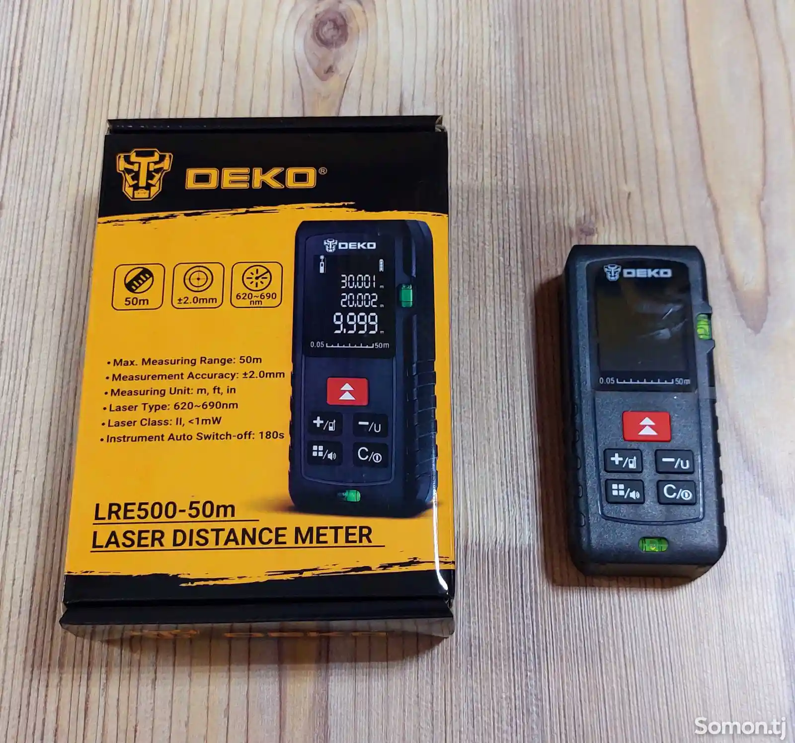 Дальномер лазерный 50м Deco LRE500-50M-1