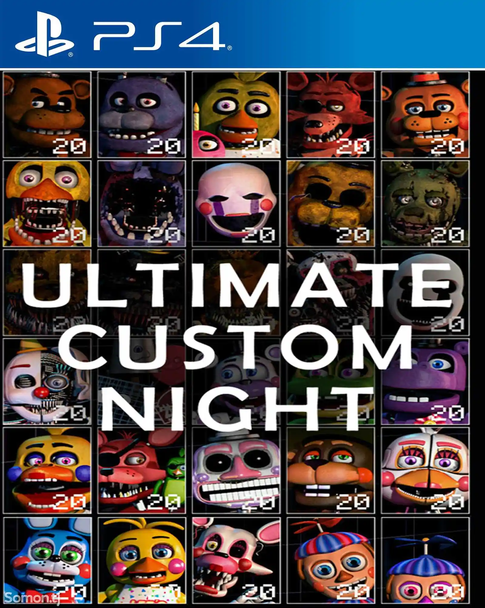 Игра Ultimate custom night для PS-4 / 5.05 / 6.72 / 7.02 / 7.55 / 9.00 /-1