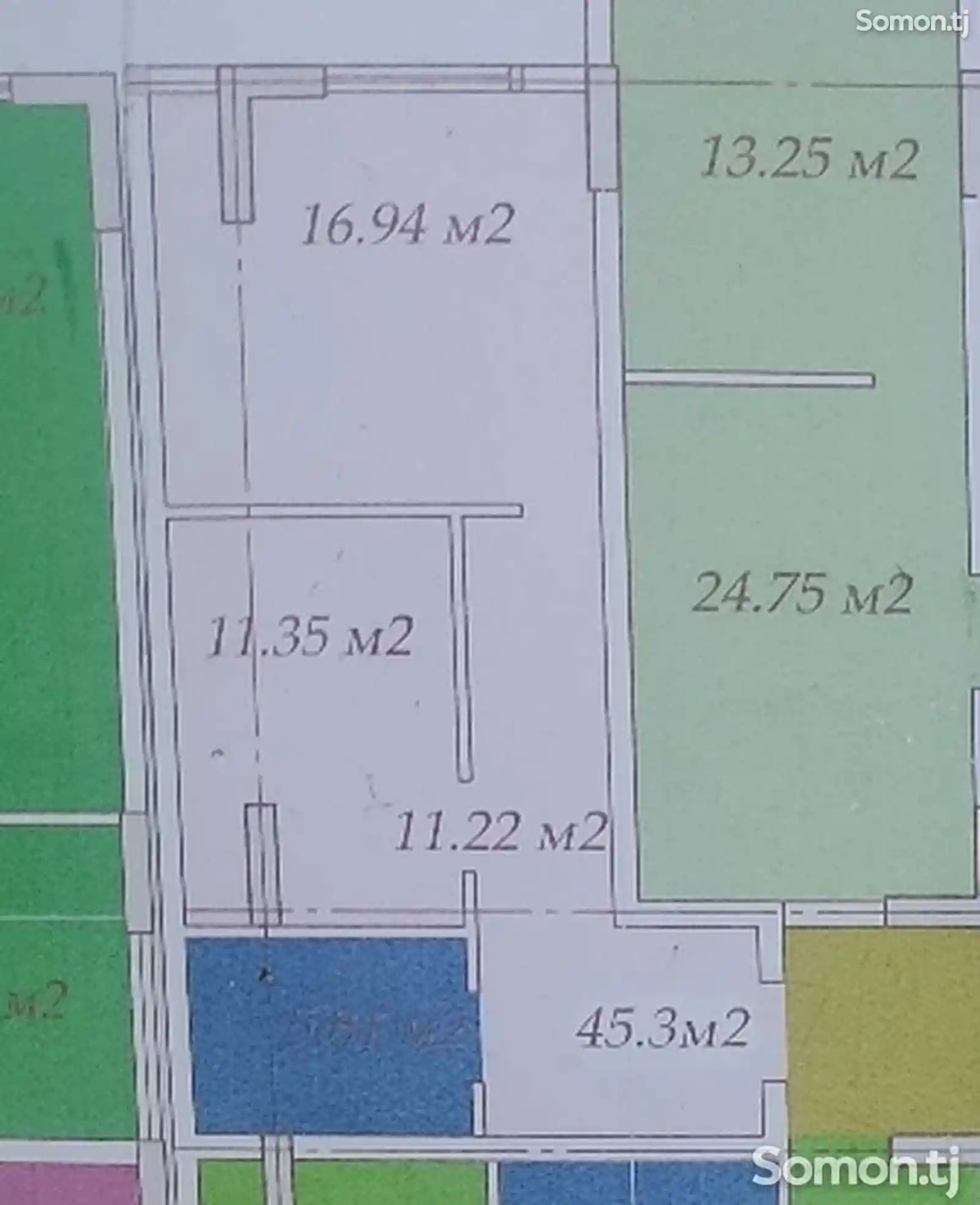 2-комн. квартира, 4 этаж, 46 м², 18 мкр-2